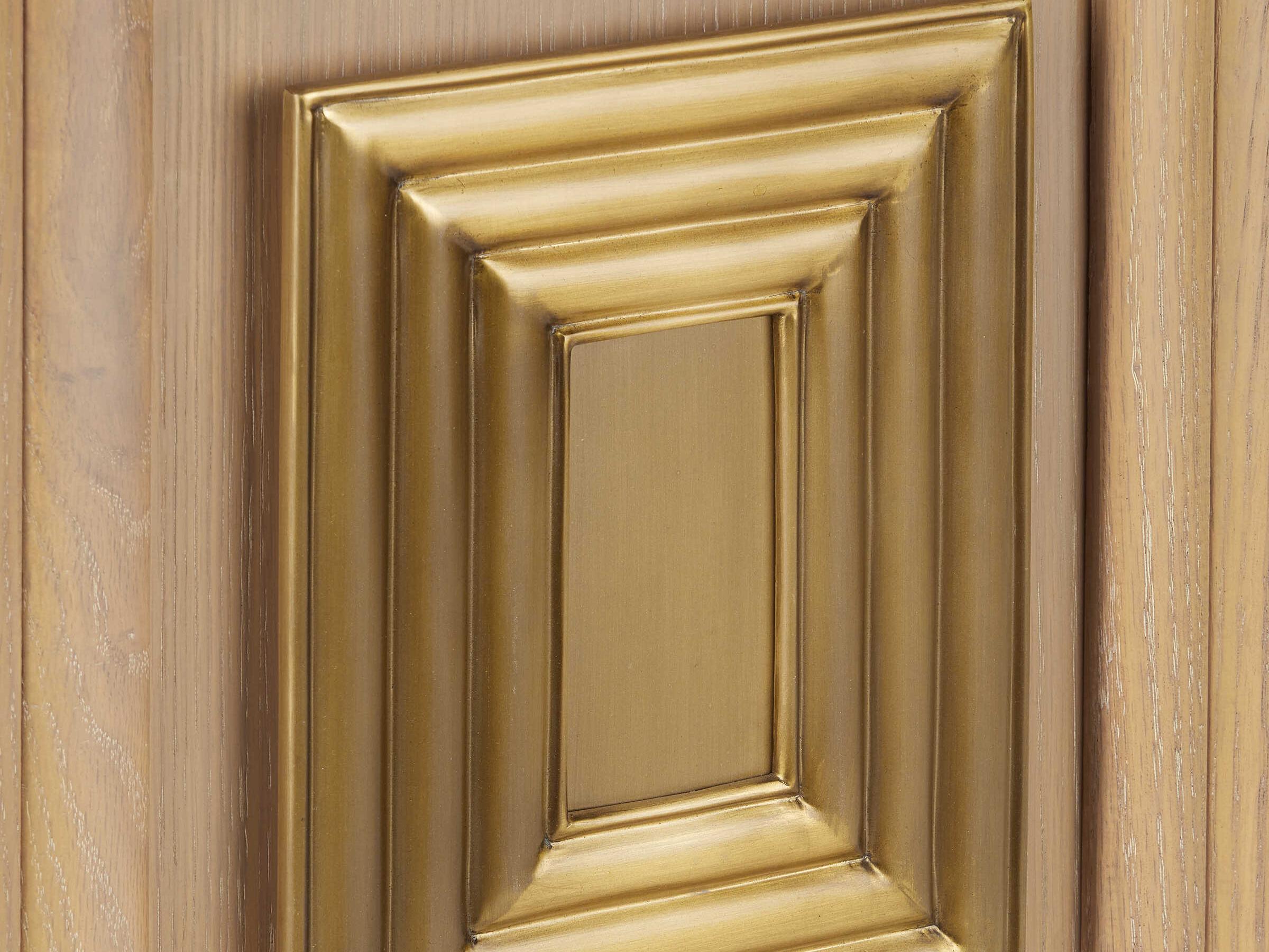 Currey & Company Morombe Rectangular Wood Washed Oak Console Table