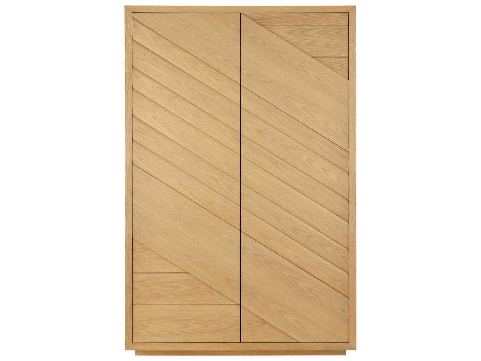 Currey & Company Margot Satin Brown Oak Wood Accent Chest