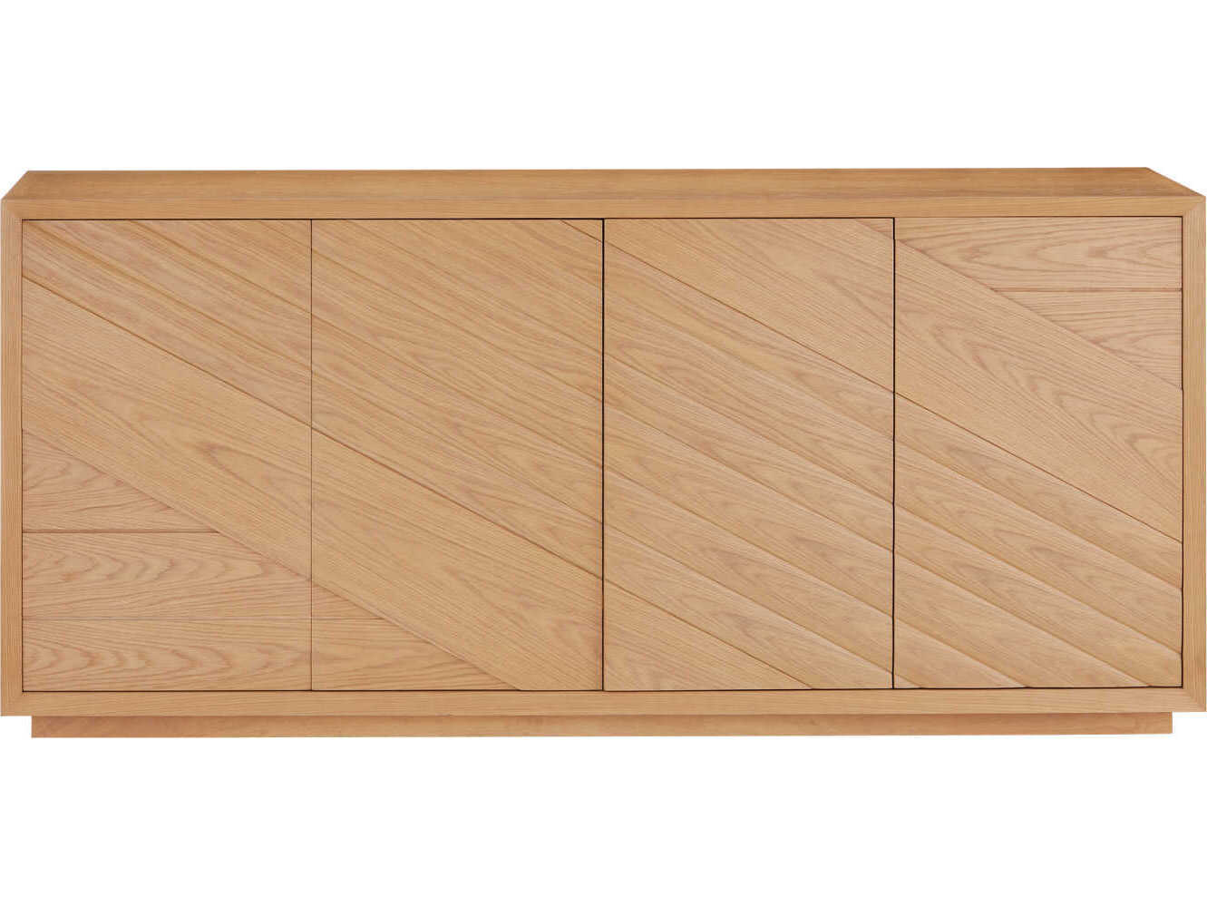 Currey & Company Margot 84" Oak Wood Satin Brown Sideboard