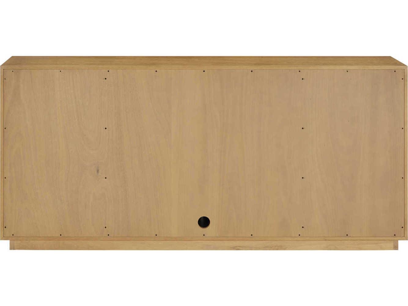 Currey & Company Margot 84" Oak Wood Satin Brown Sideboard