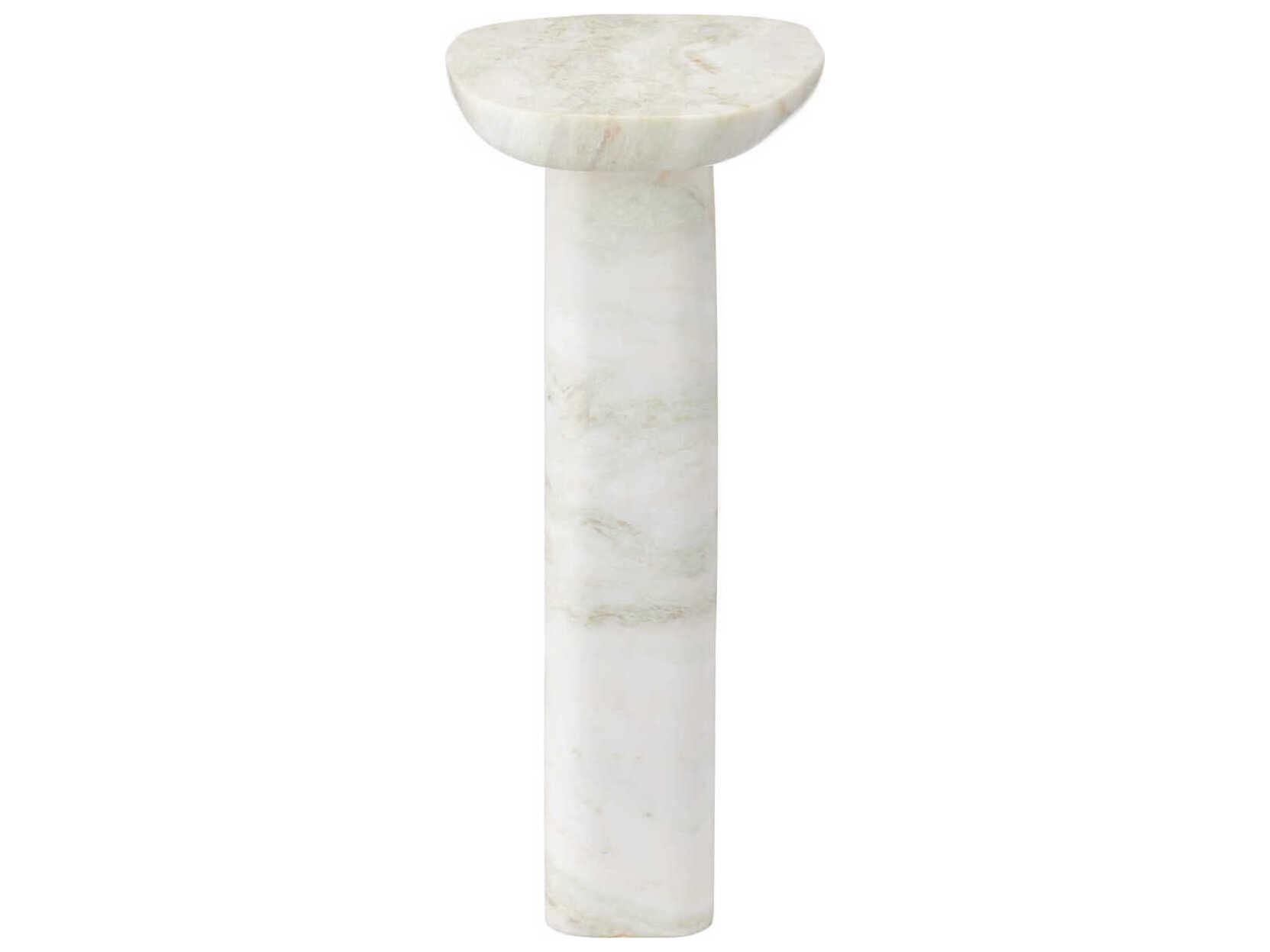 Currey & Company Bilbao Oval Onyx End Table