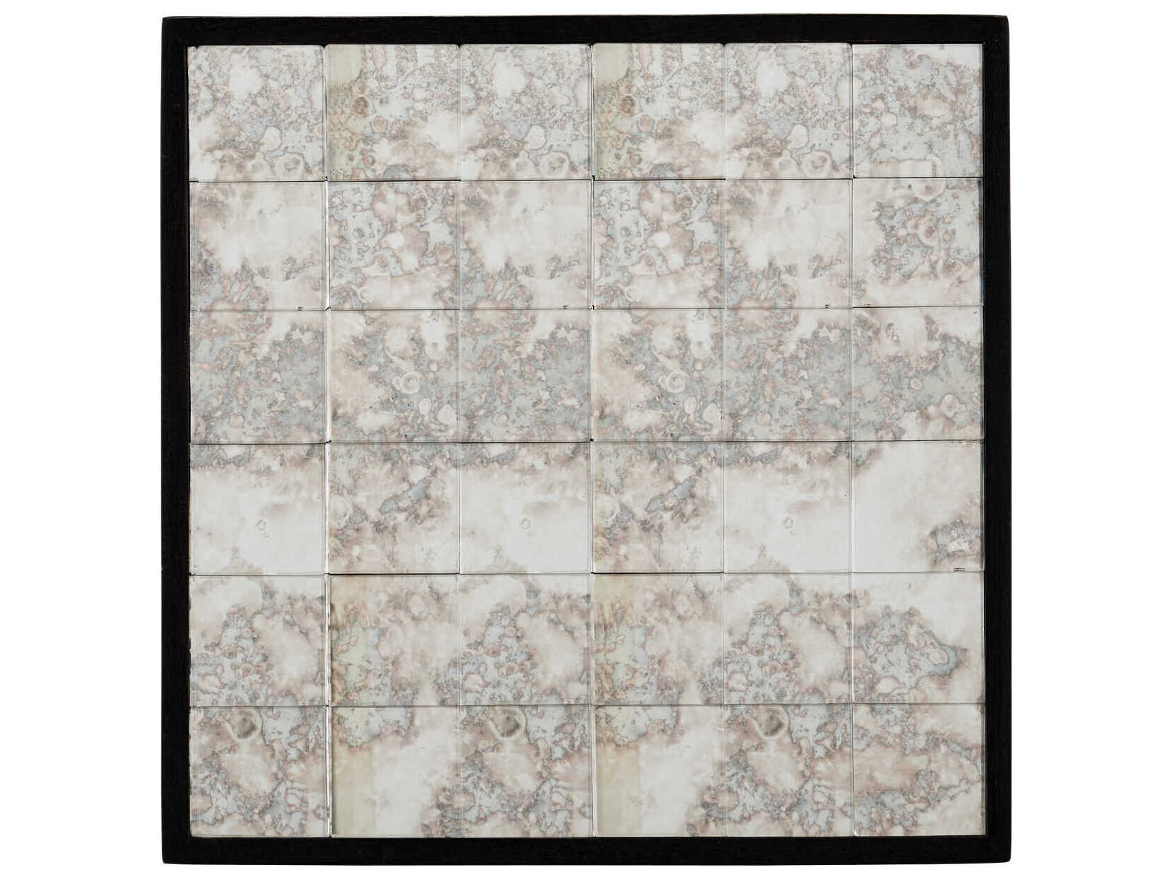 Currey & Company Mosaico Square Glass End Table