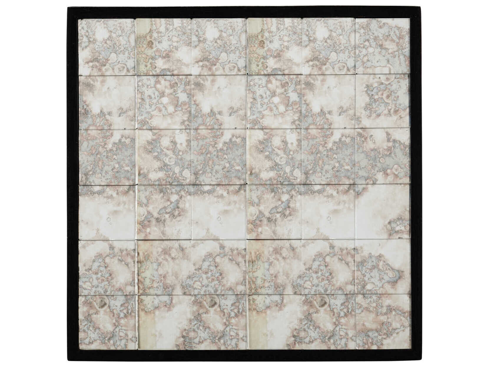 Currey & Company Mosaico Square Glass End Table