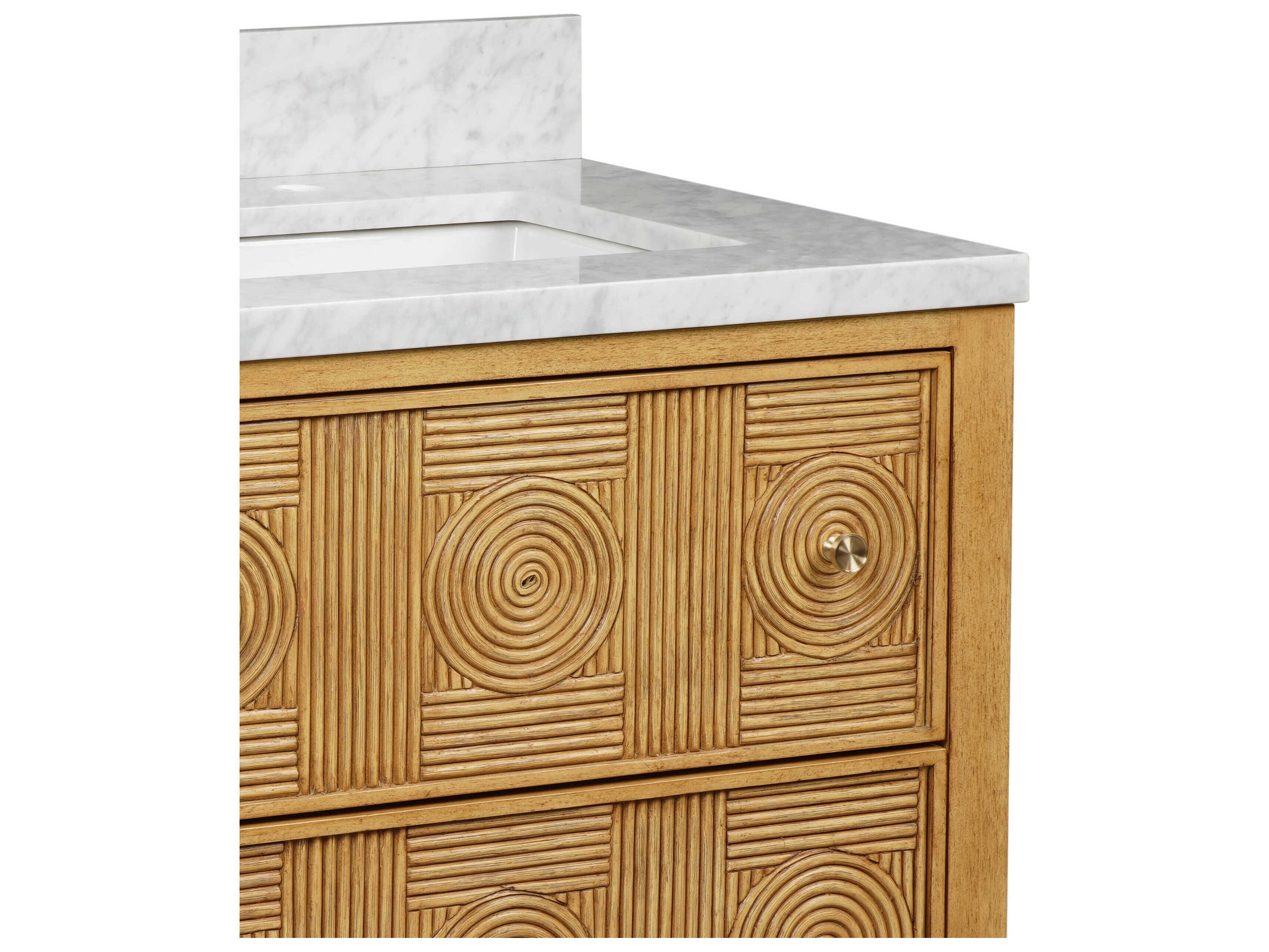 Currey & Company Santos 28" Textured Beige Vanity