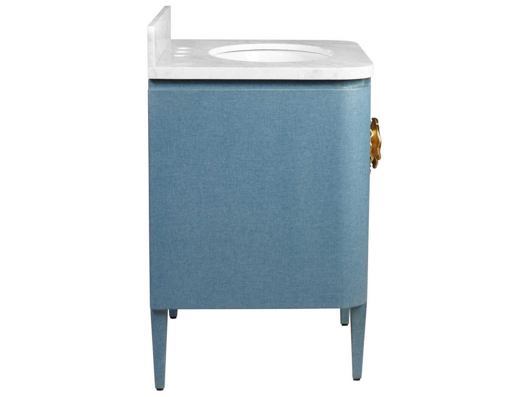 Currey & Company Briallen 36" Blue Vanity