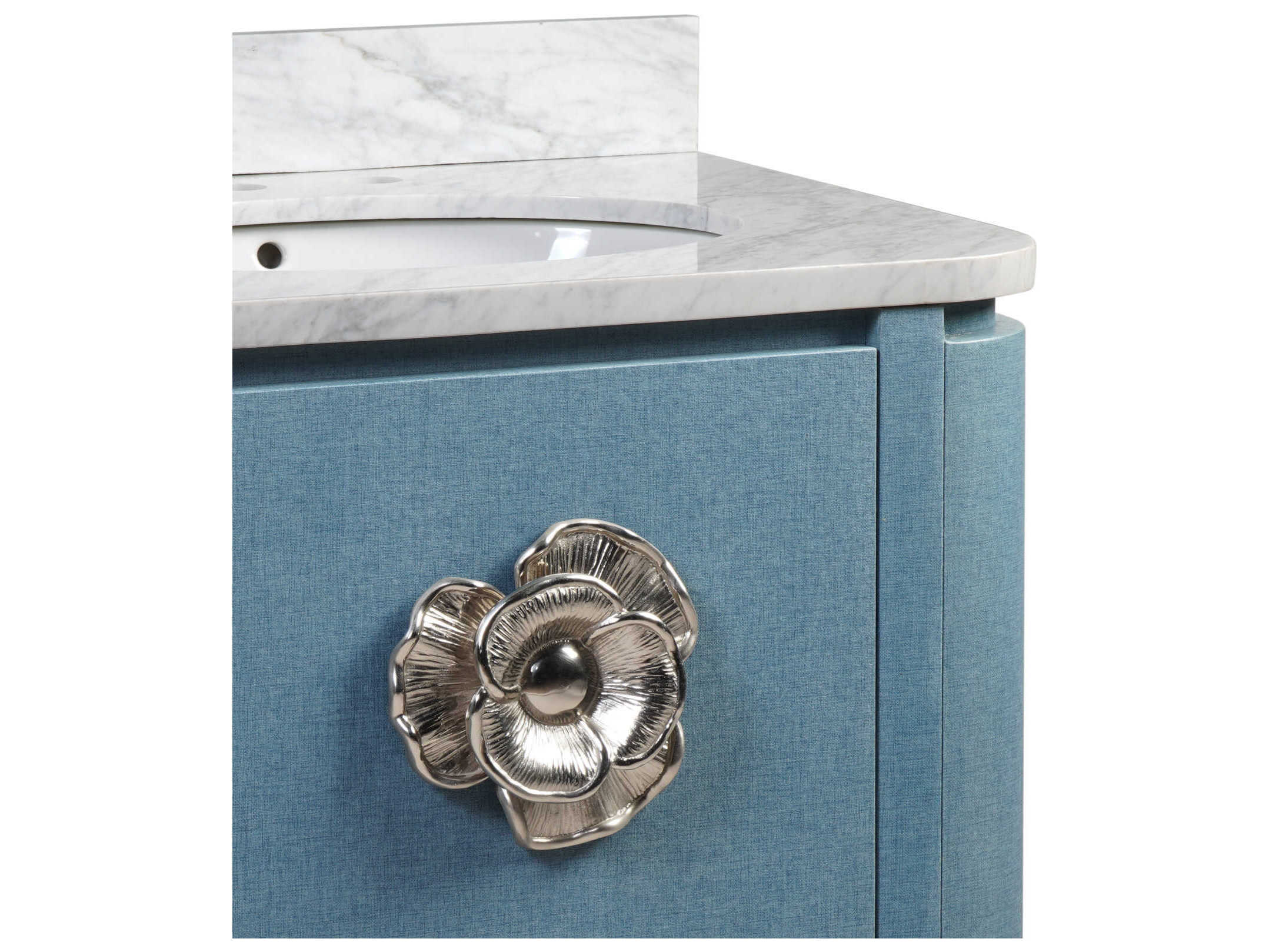 Currey & Company Briallen 36" Blue Vanity