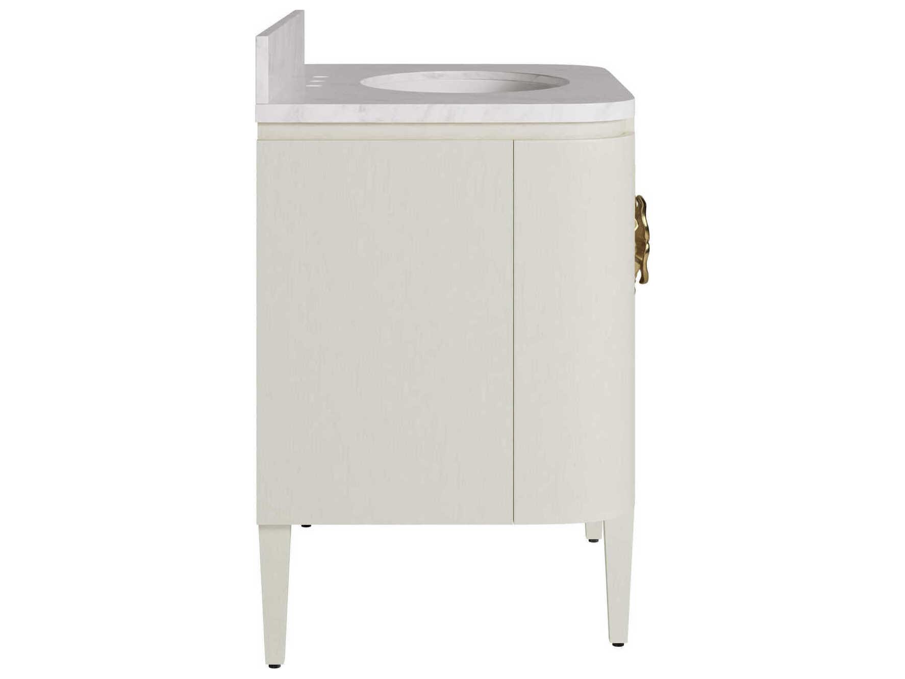 Currey & Company Briallen 36" White Vanity