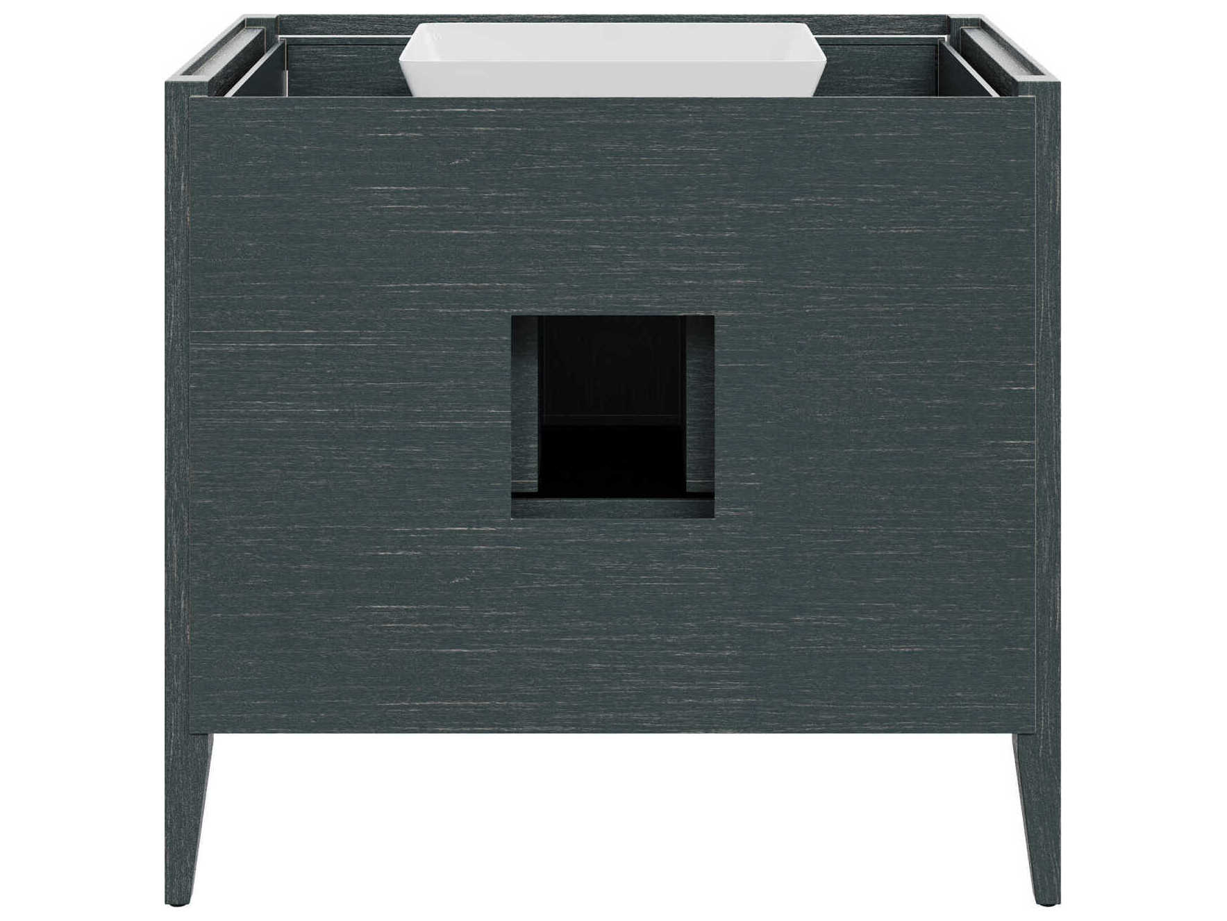 Currey & Company Santos 36" Vintage Navy Vanity