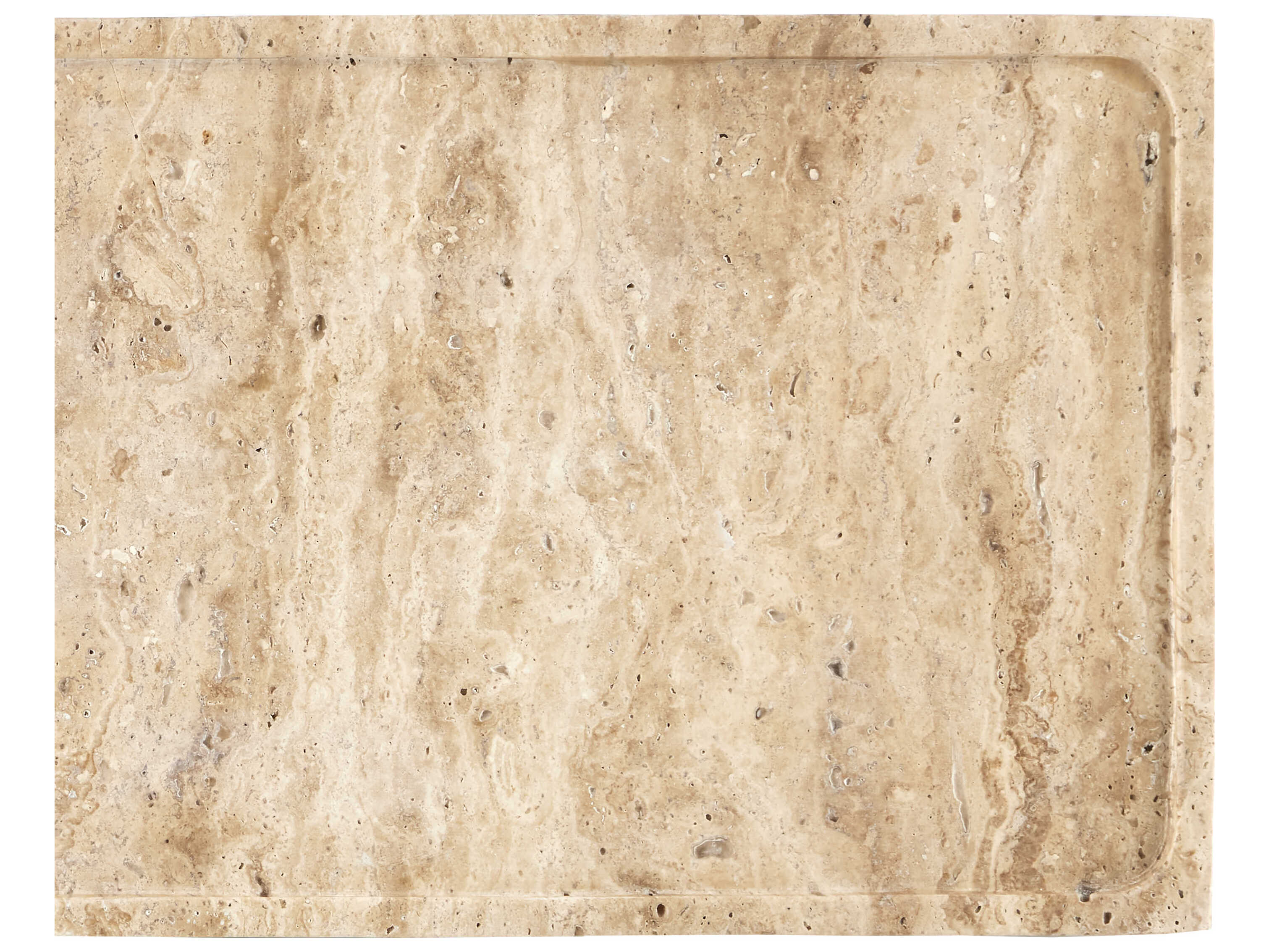 Currey & Company Boyles Rectangular Stone Natural Black End Table