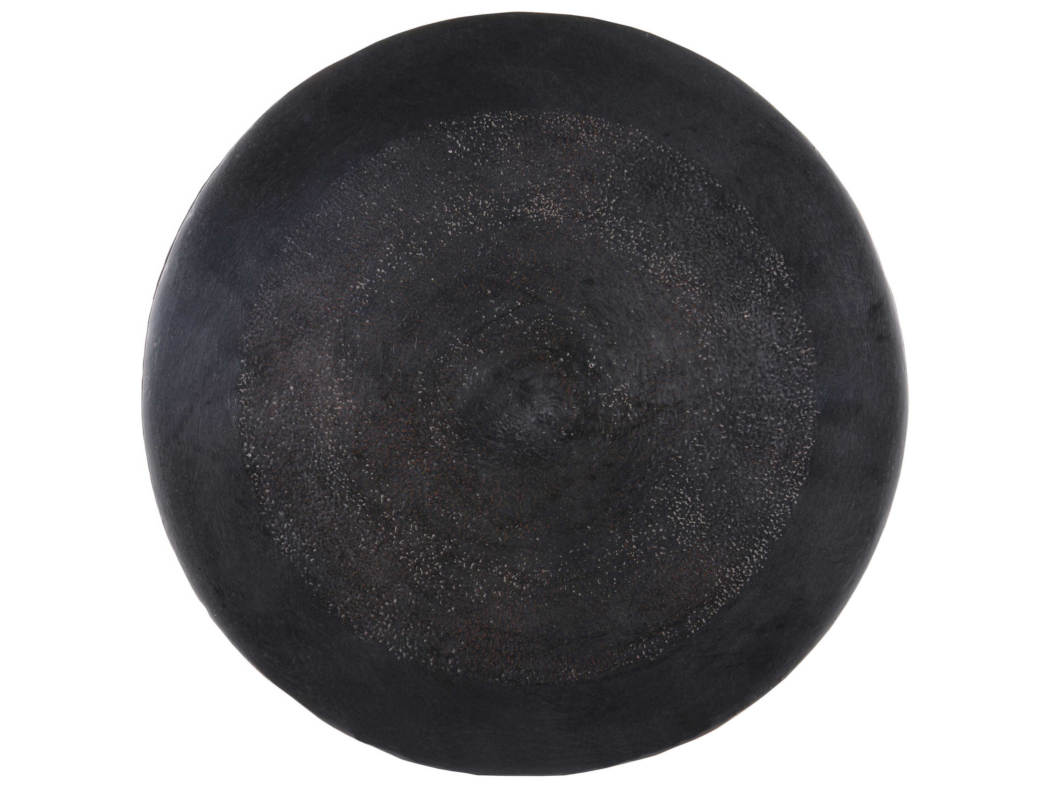 Currey & Company Gallo Round Metal Bronze End Table