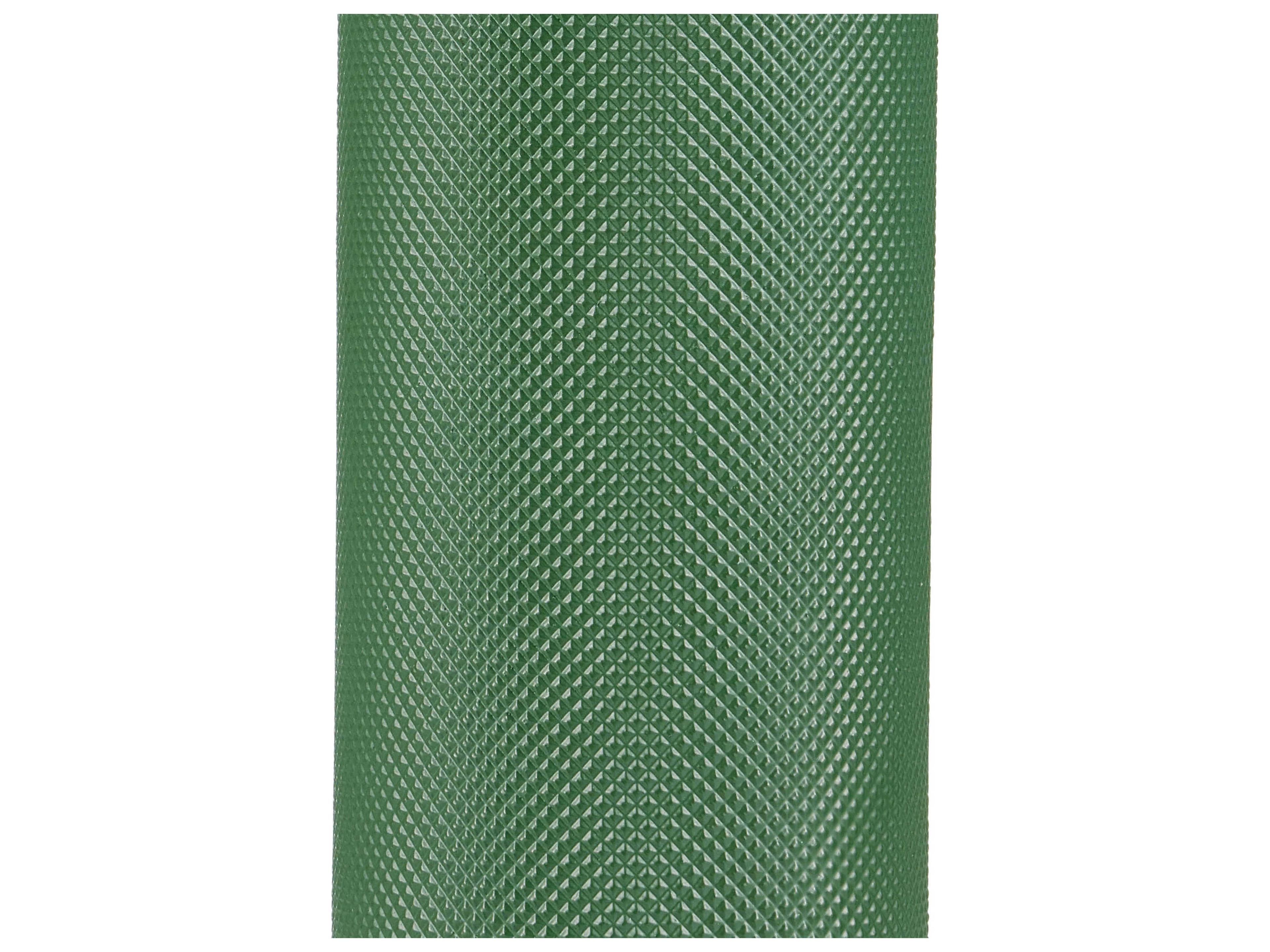 Currey & Company Gavin Round Metal Green Antique Brass End Table