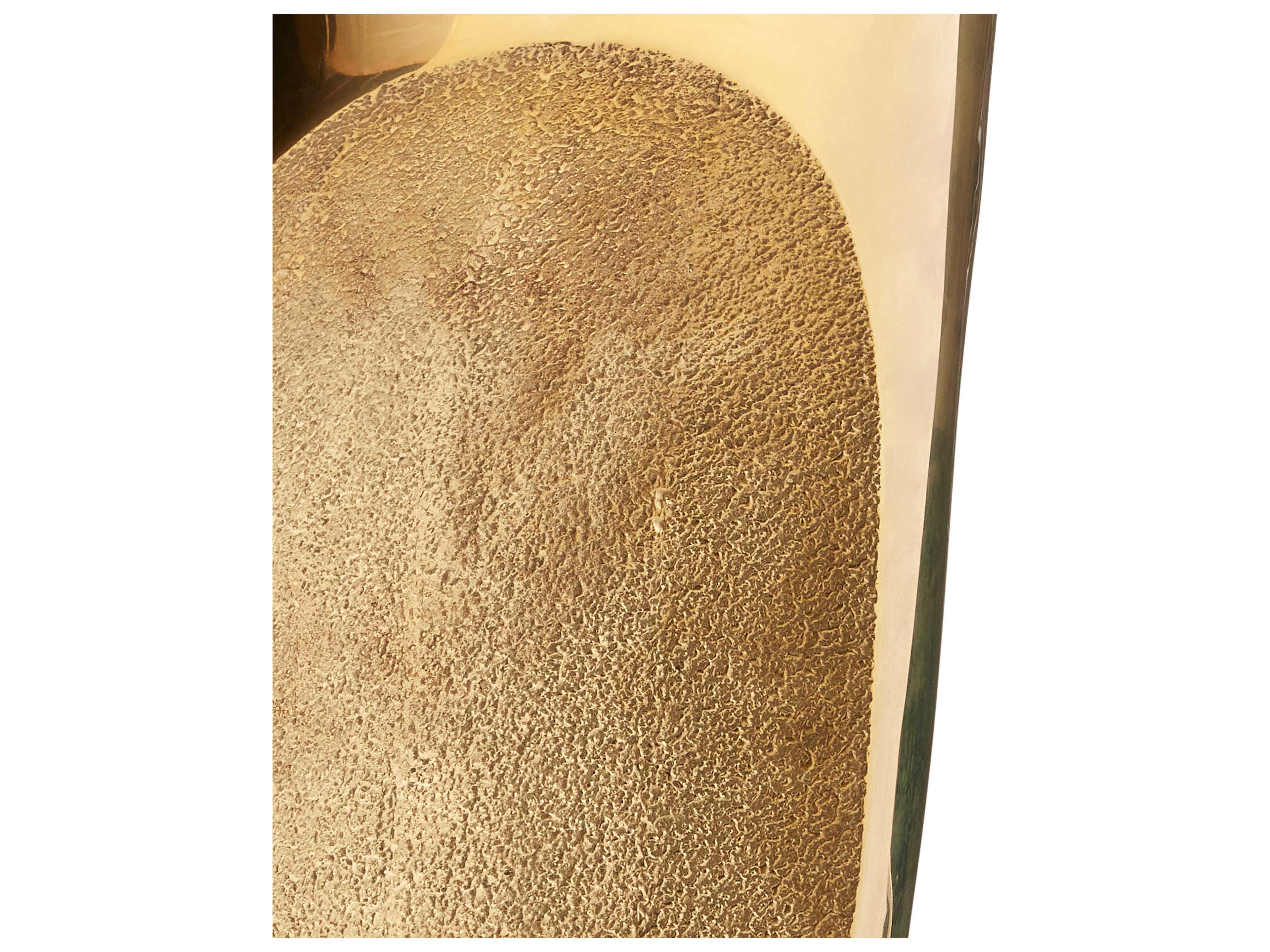 Currey & Company Lemy Round Glass Polished Brass Coffee Table