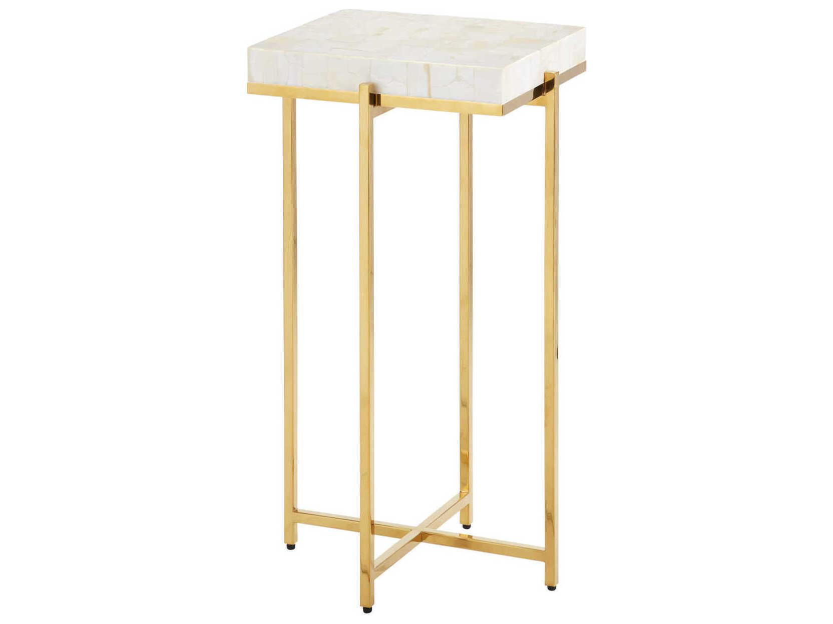 Currey & Company Casey Mother of Pearl End Table