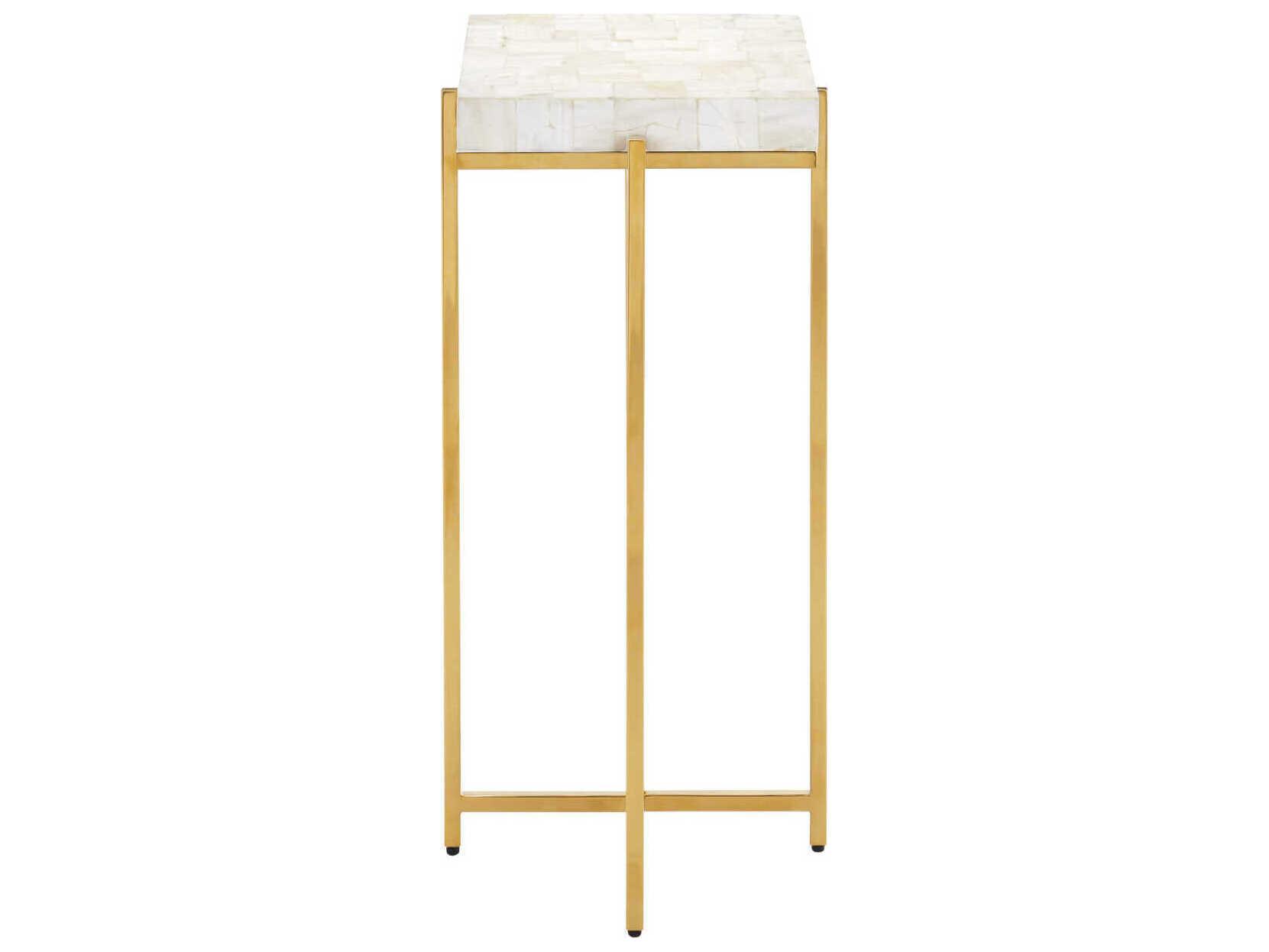 Currey & Company Casey Mother of Pearl End Table