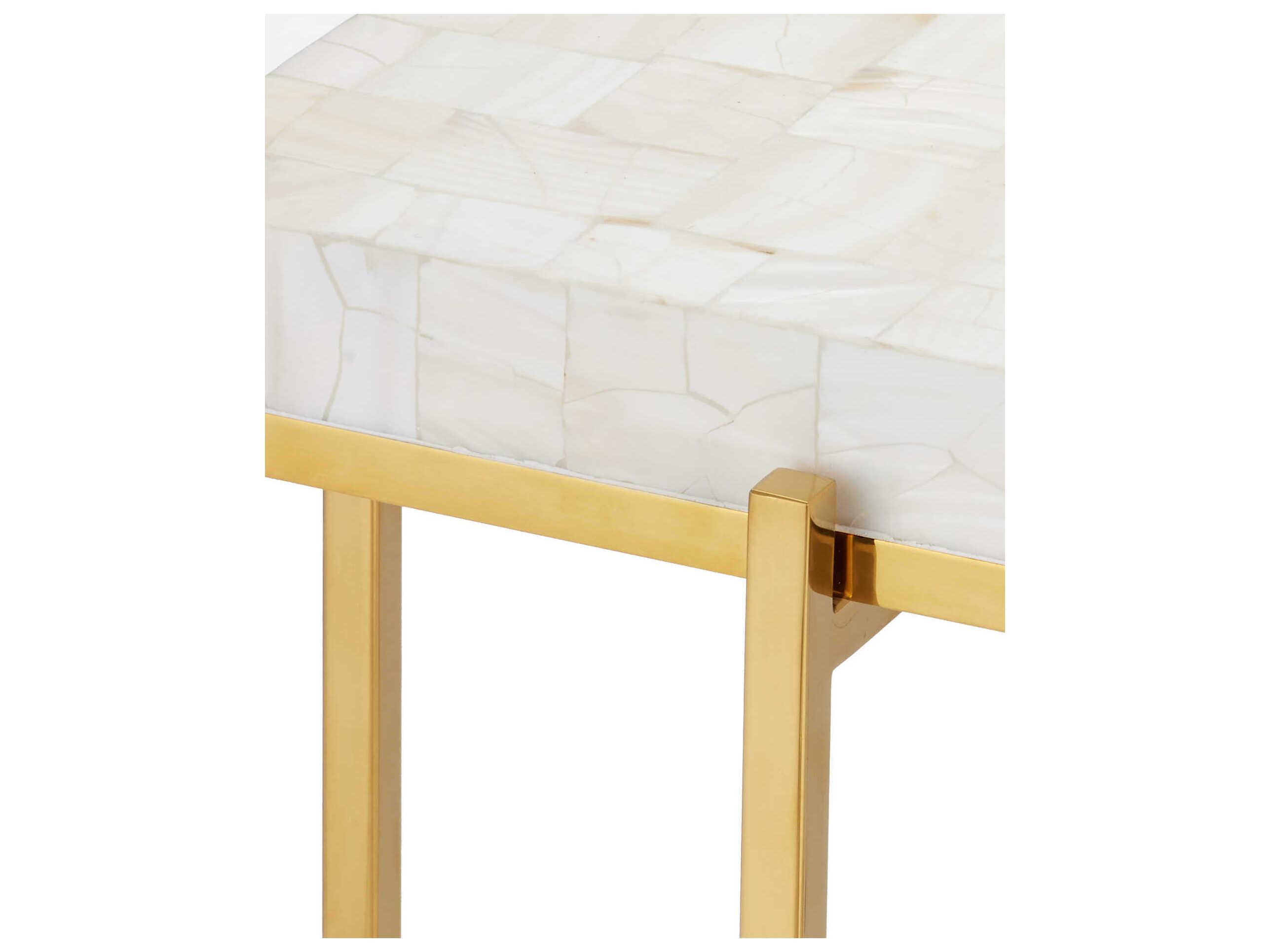 Currey & Company Casey Mother of Pearl End Table