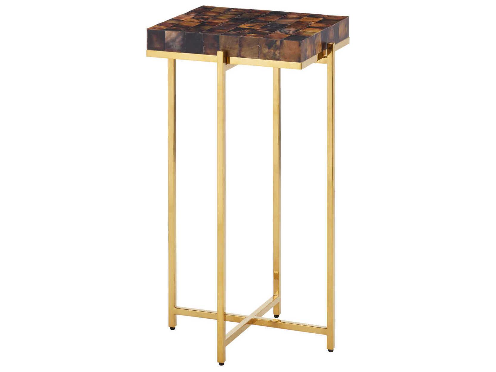 Currey & Company Casey Brown End Table