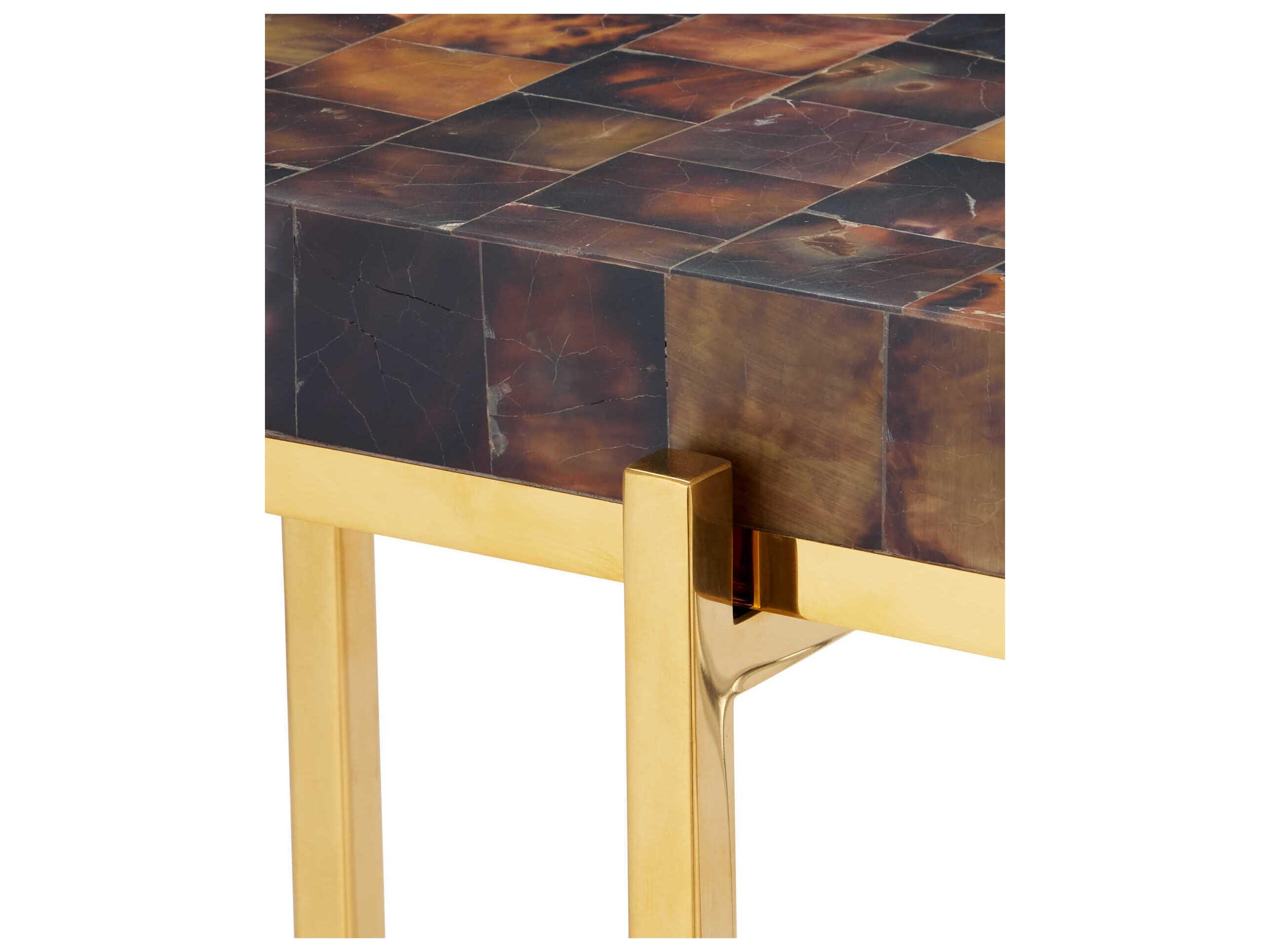 Currey & Company Casey Brown End Table