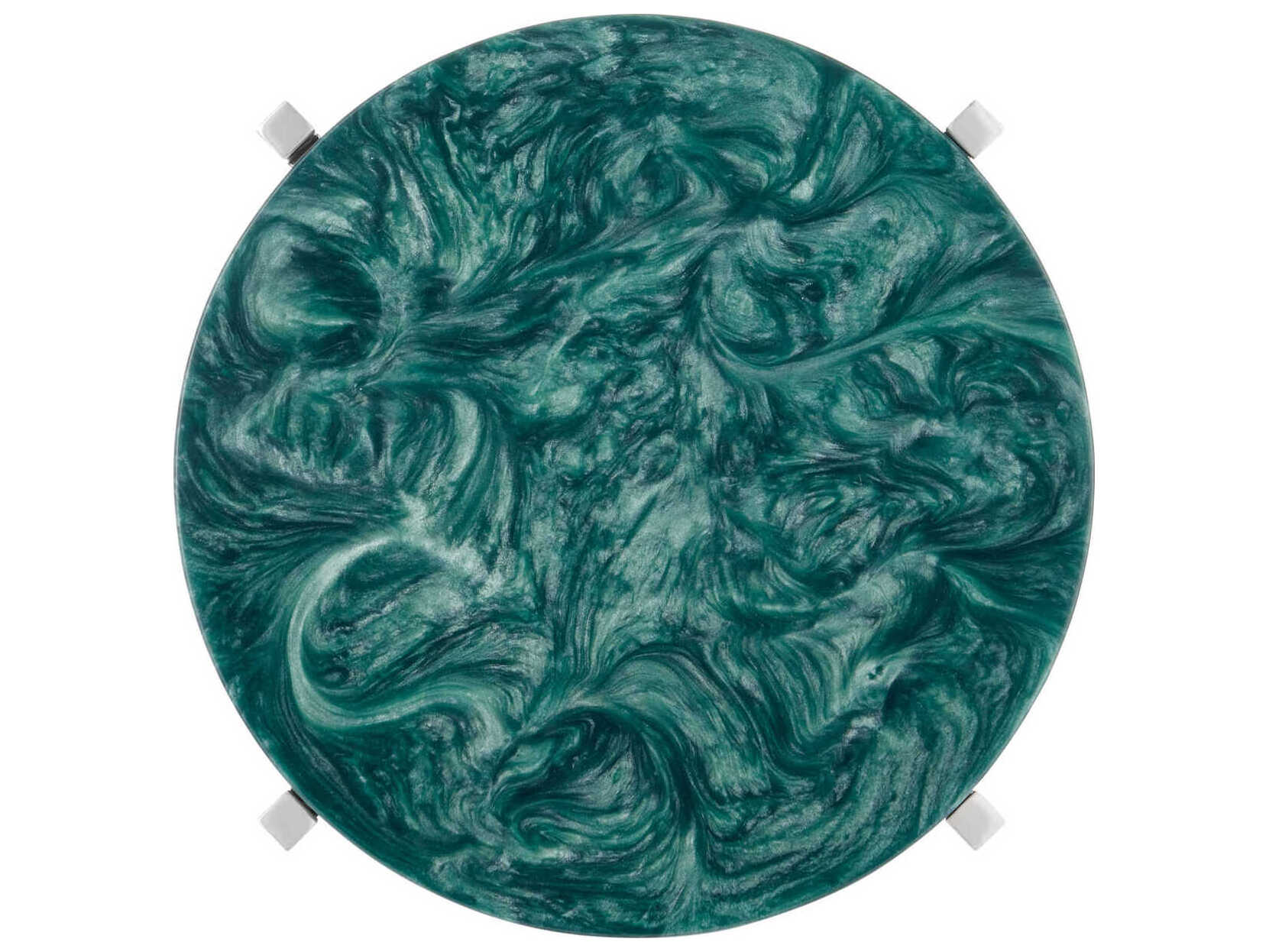 Currey & Company Rina Teal End Table