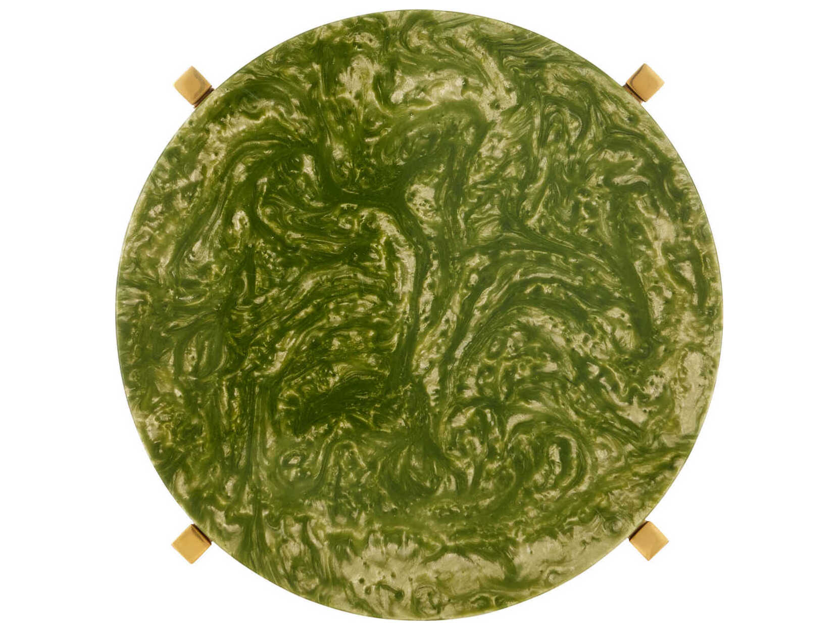 Currey & Company Rina Green End Table