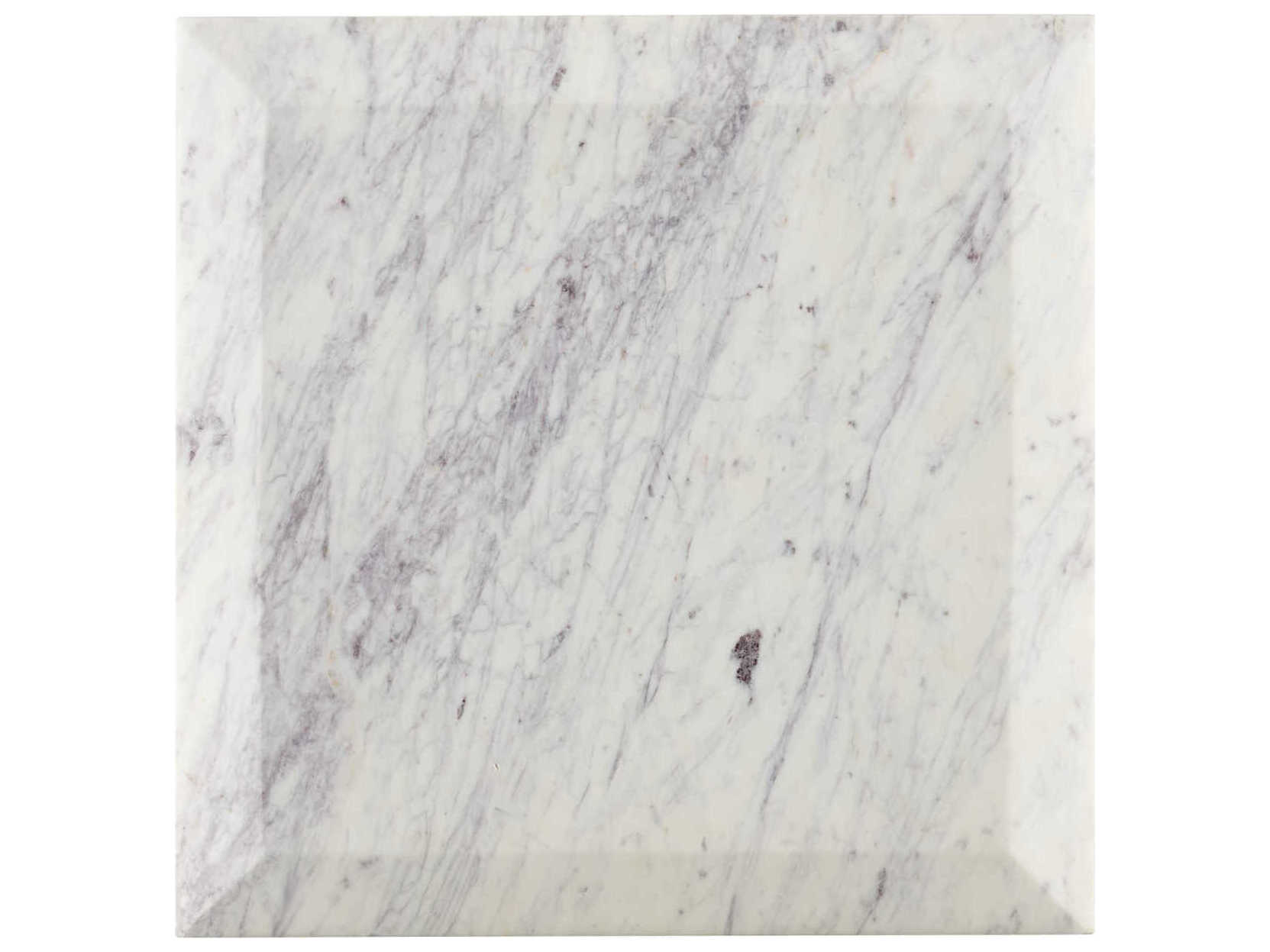 Currey & Company Oblique Marble End Table