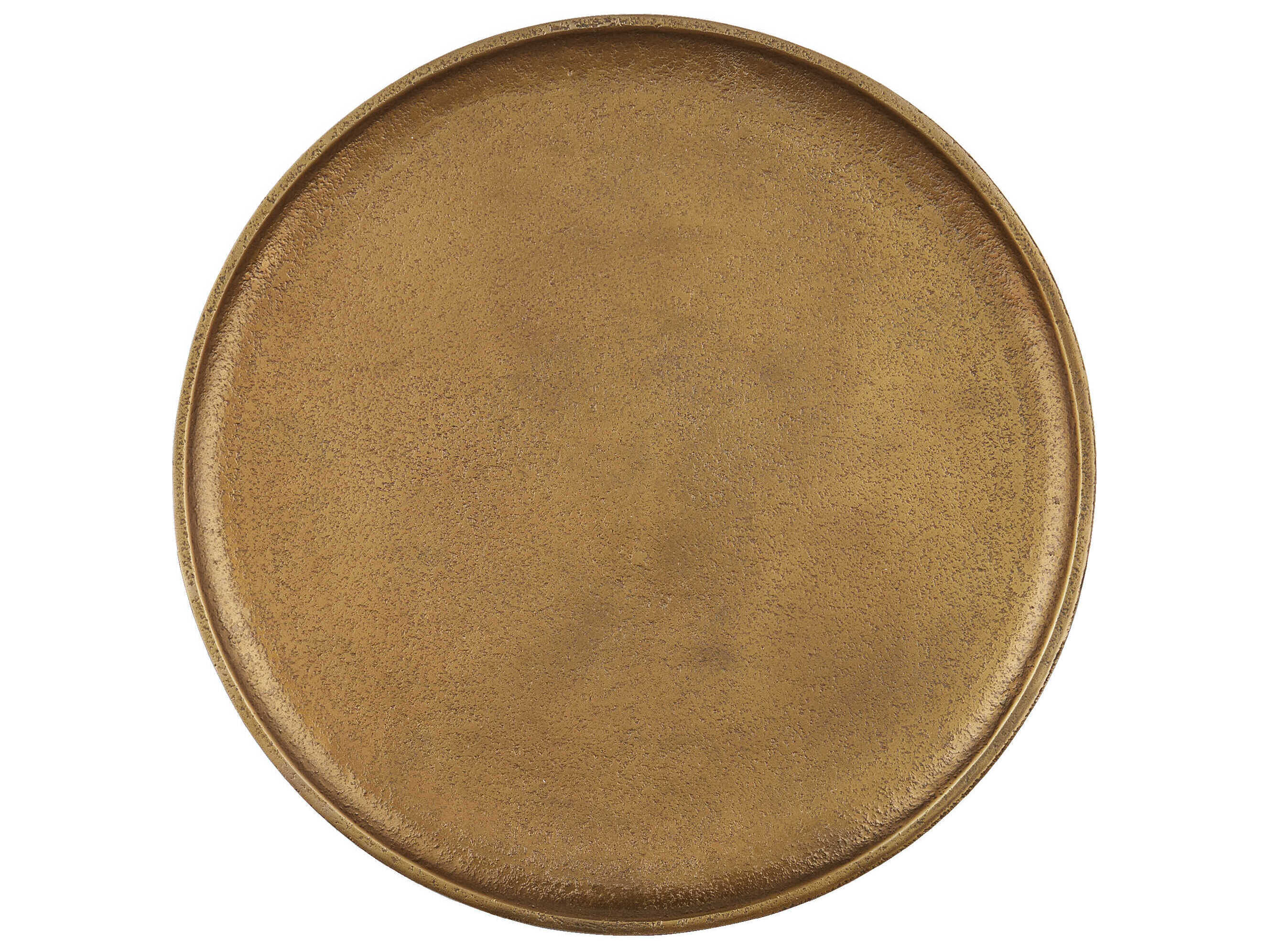 urrey & Company Pascal Round Metal Console Table