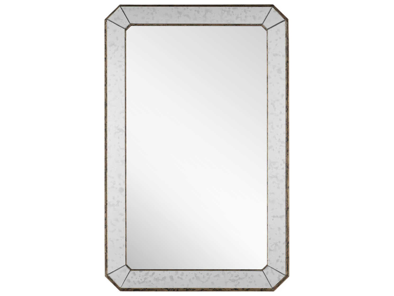 Currey & Company Antique Rectangular Wall Mirror