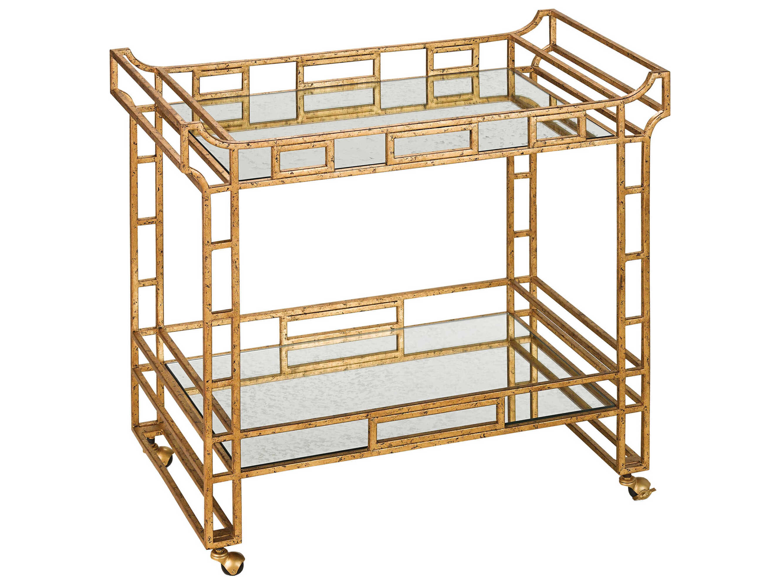 urrey & Company Odeon Glass Gold Bar Car