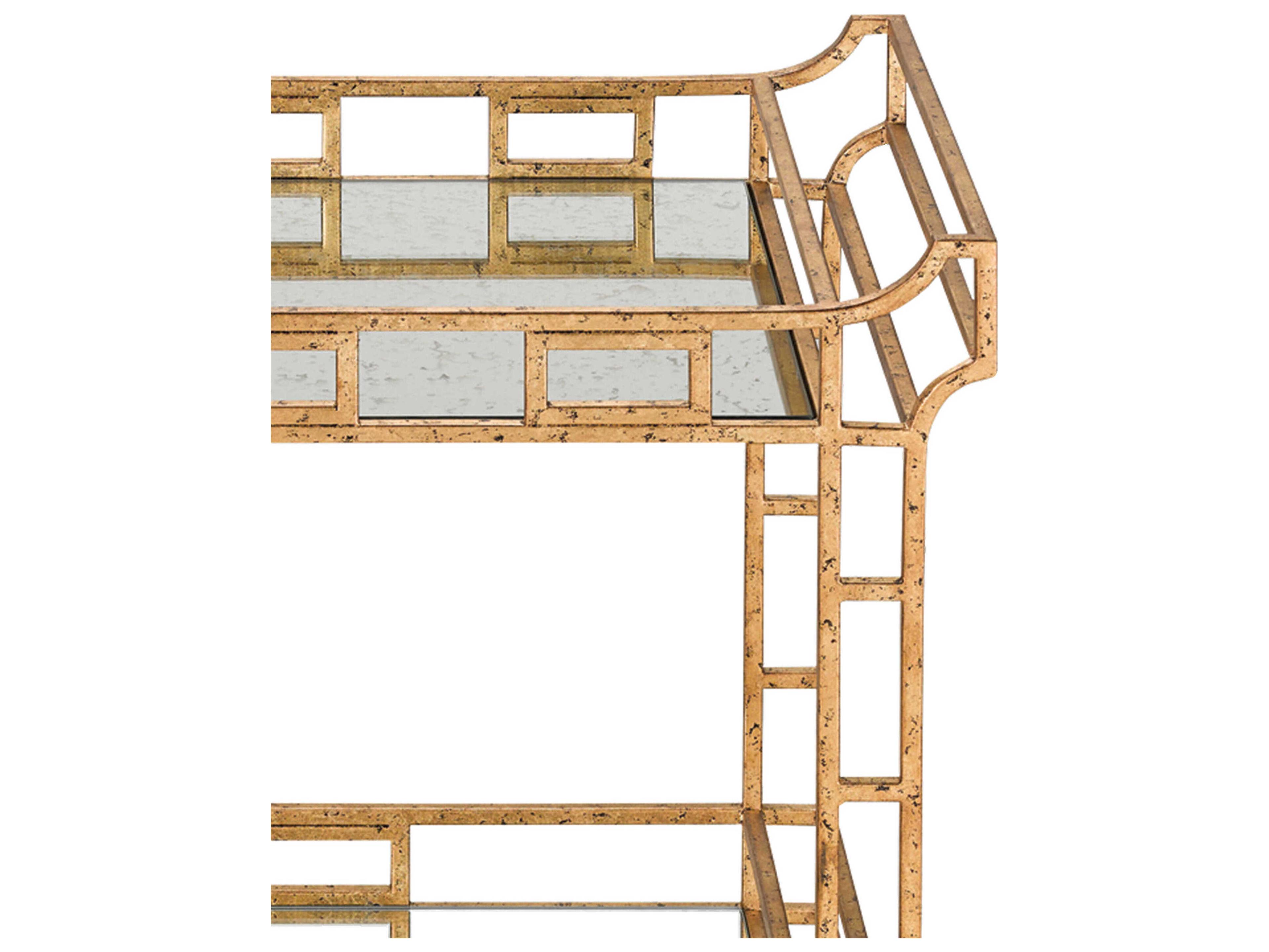 urrey & Company Odeon Glass Gold Bar Car