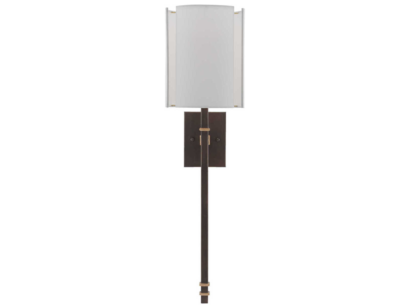 Currey & Company Rocher 1-Light Bronze Wall Sconce