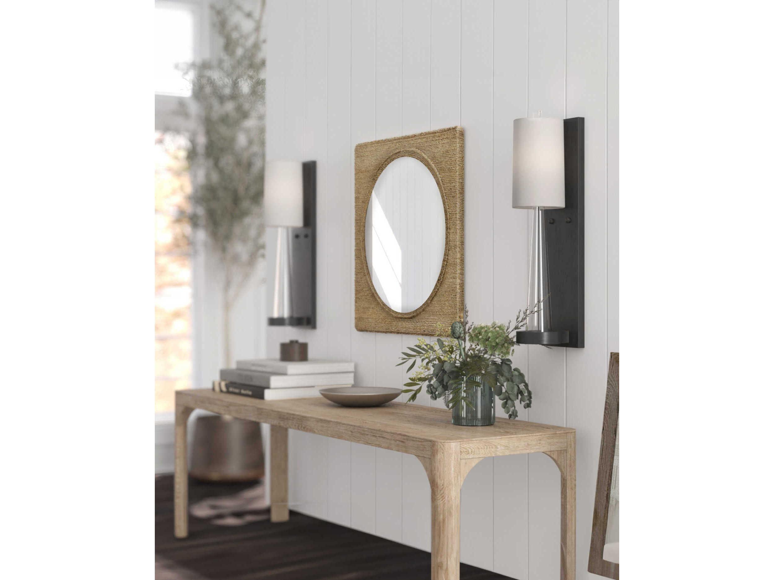 Currey & Company Junia 1-Light Oil Rubbed Bronze Crystal Wall Sconce