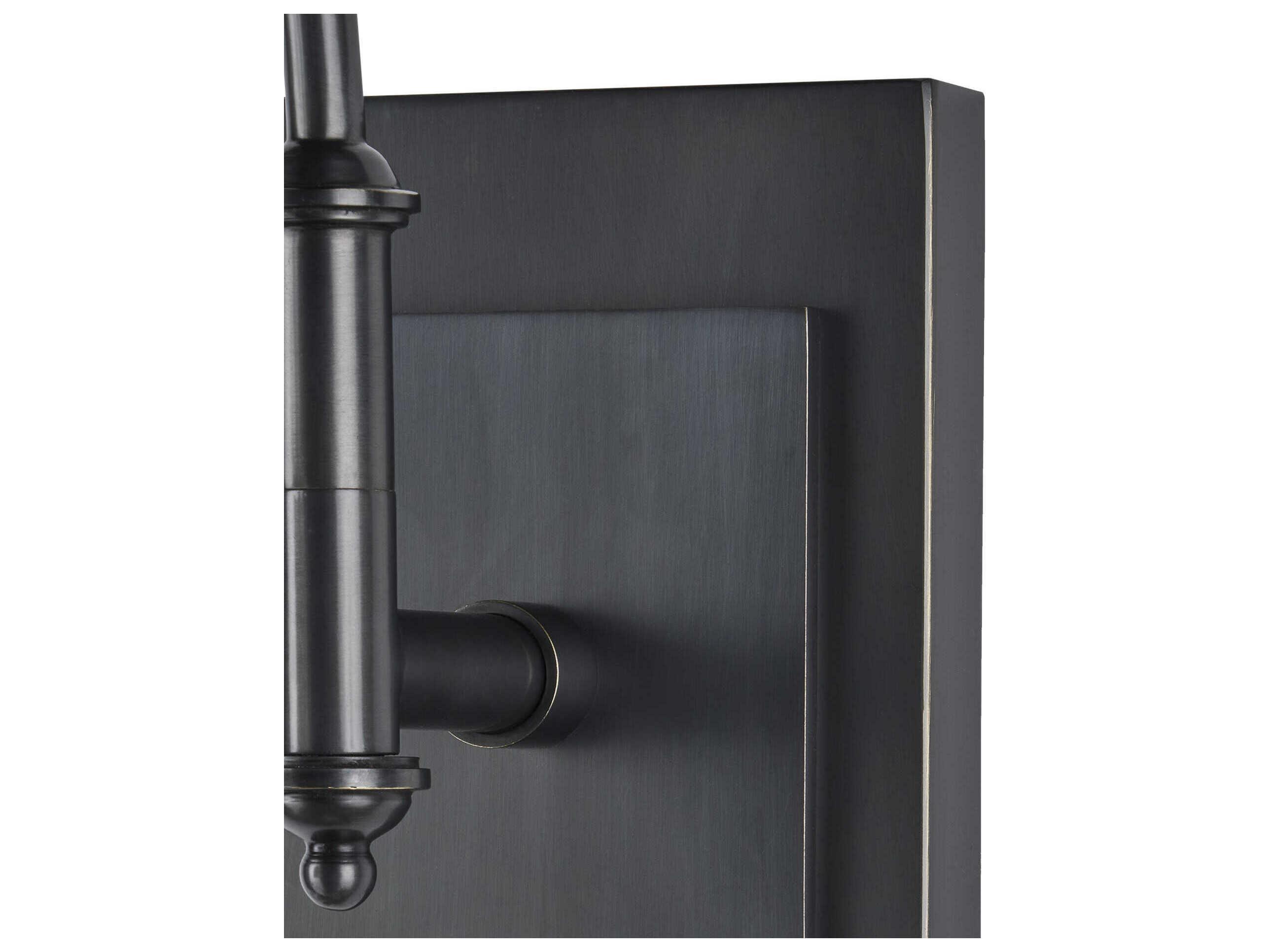 Currey & Company Ashby 1-Light Oil Rubbed Bronze Wall Sconce