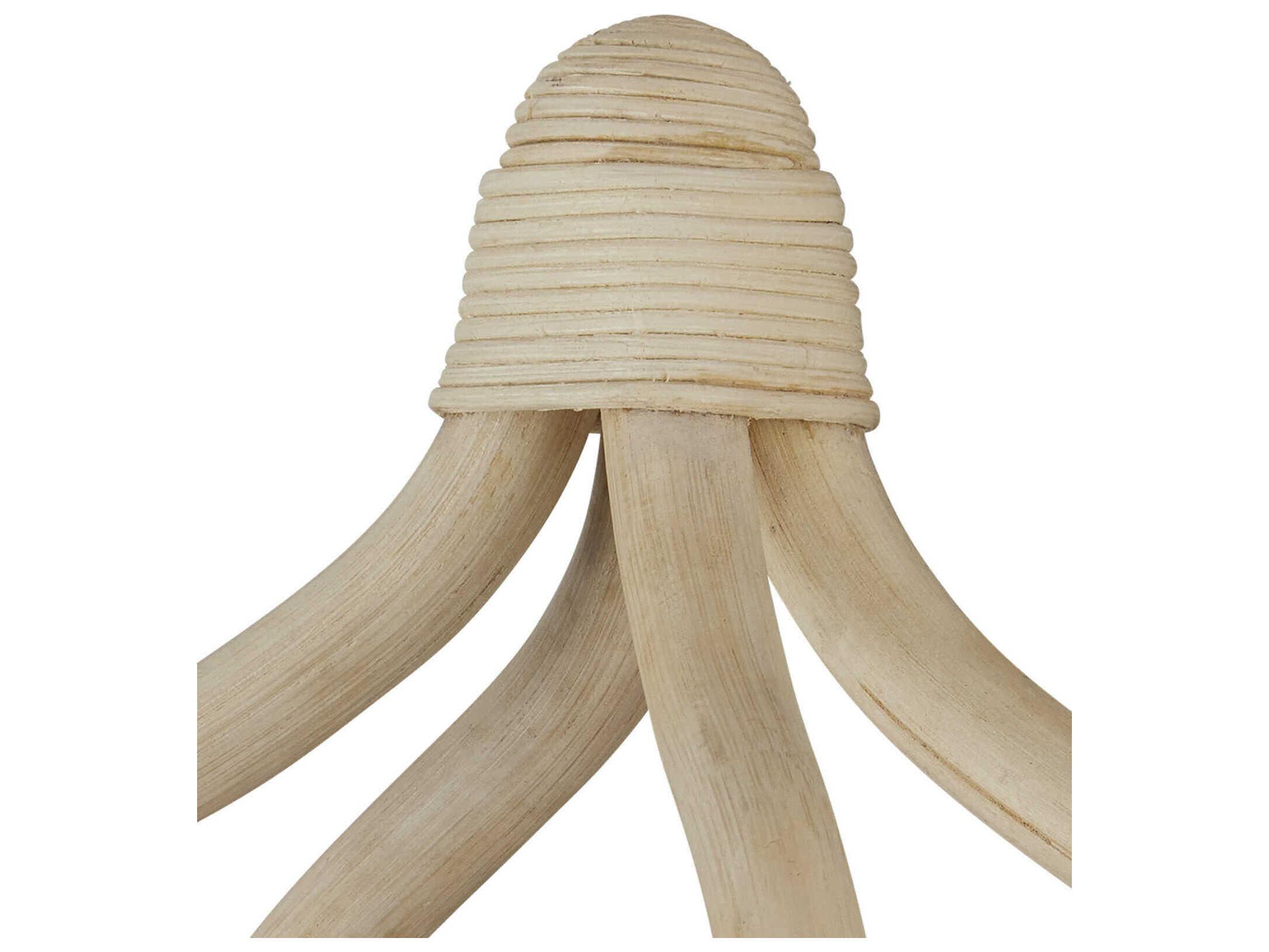 Currey & Company Wanstead 1-Light Bleached Natural Antique Pearl White Wall Sconce