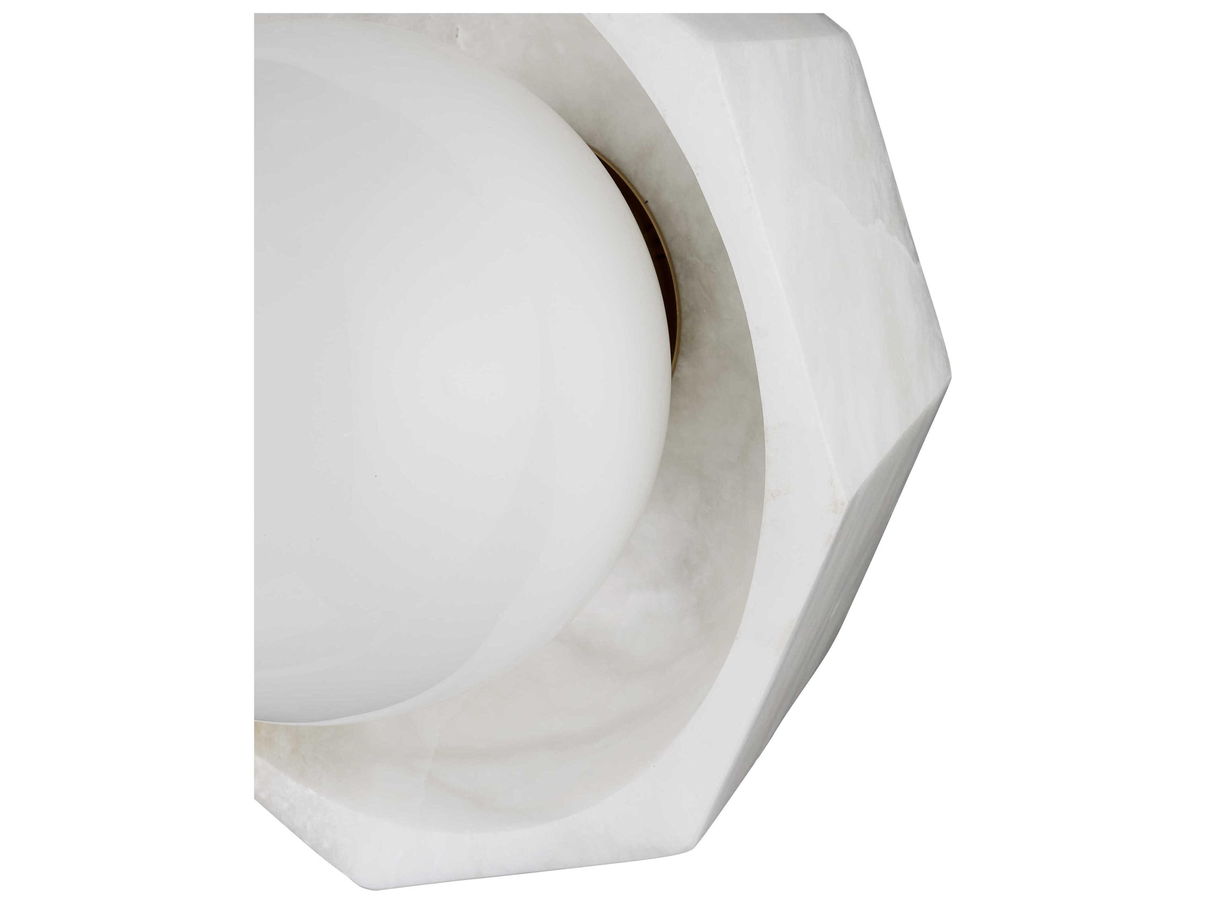 Currey & Company Waystone 1-Light Natural White Wall Sconce