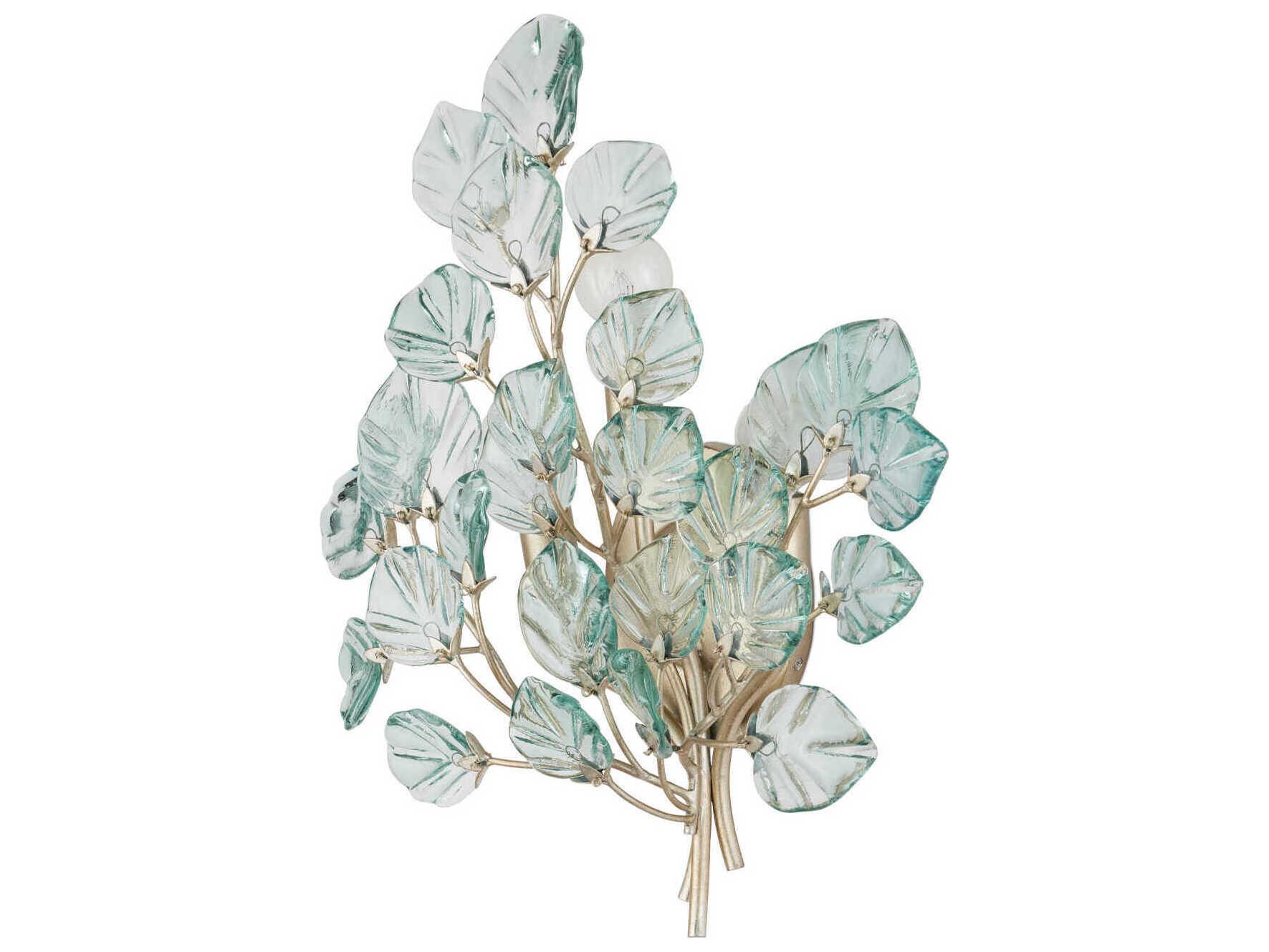 Currey & Company Baobab 3-Light Silver Wall Sconce