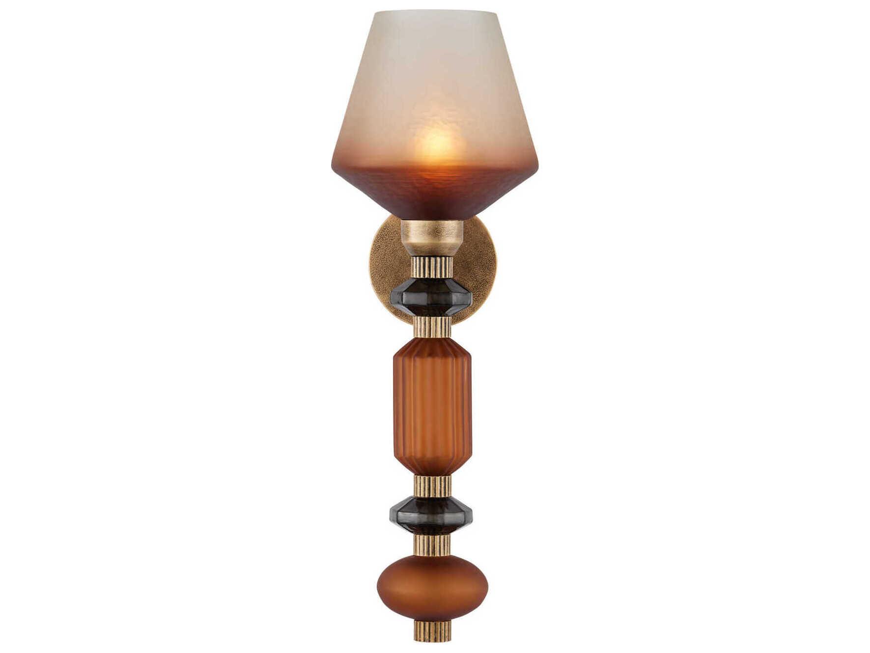 Currey & Company Mandeville 1-Light Gold Wall Sconce
