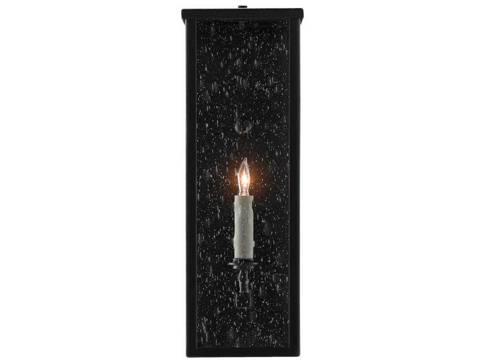 Currey & Company Tanzy 1 - Light Glass Outdoor Wall Light