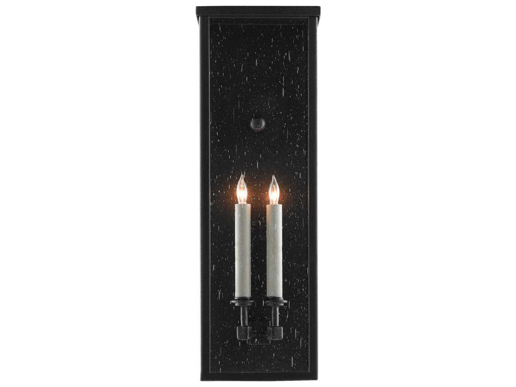 Currey & Company Tanzy 2 - Light Glass Outdoor Wall Light
