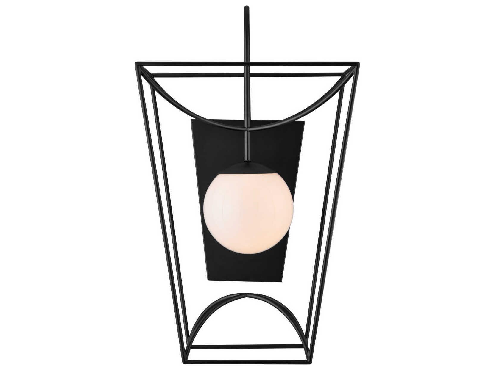 Currey & Company Rochefort 1-Light Black Wall Sconce