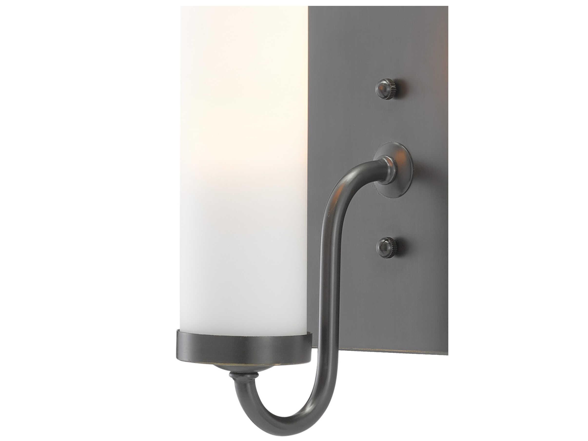 Currey & Company Brindisi 1-Light Oil Rubbed Bronze Glass Wall Sconce