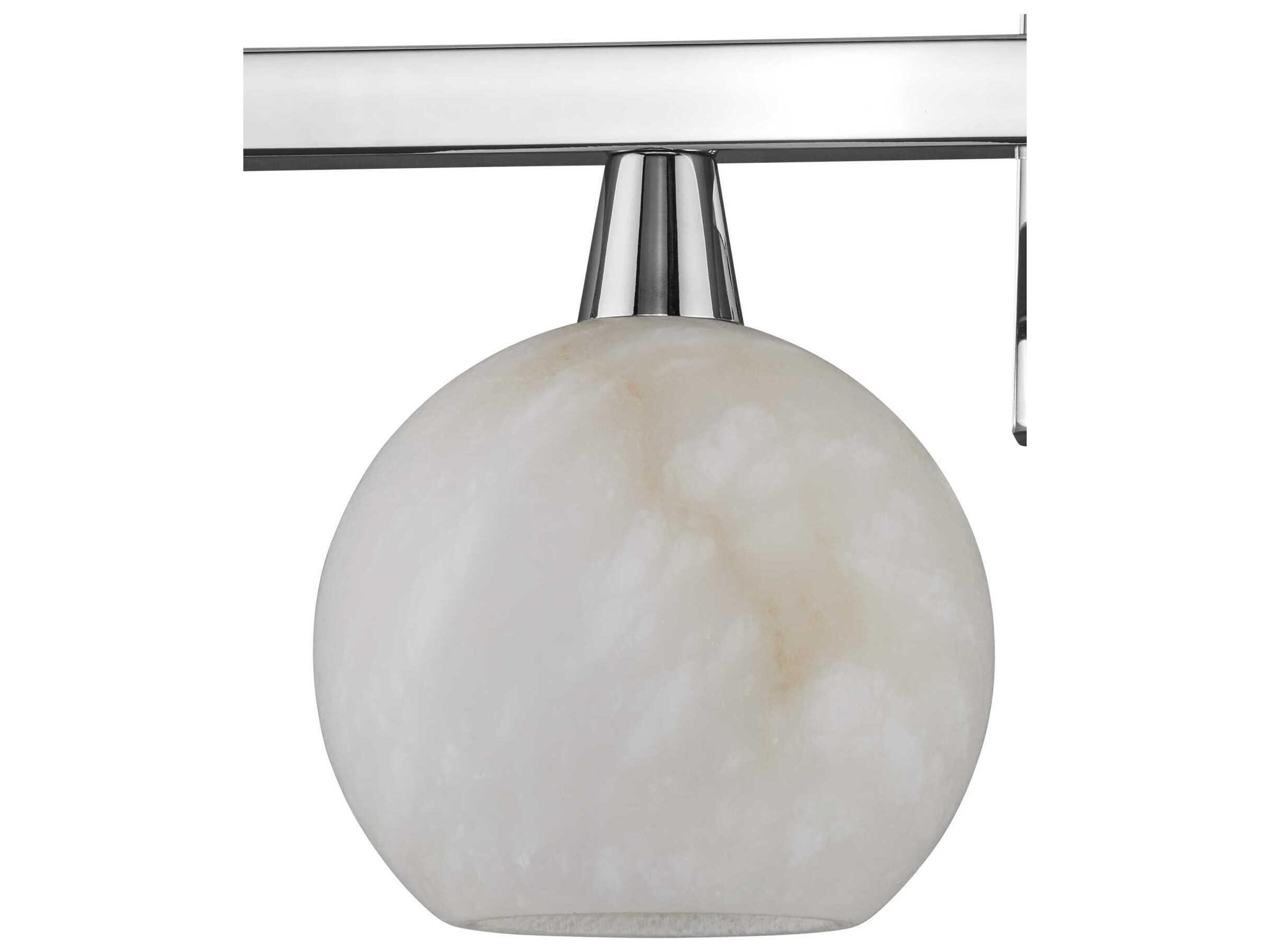 Currey & Company Bombelles 4-light Polished Nickel Vanity Light