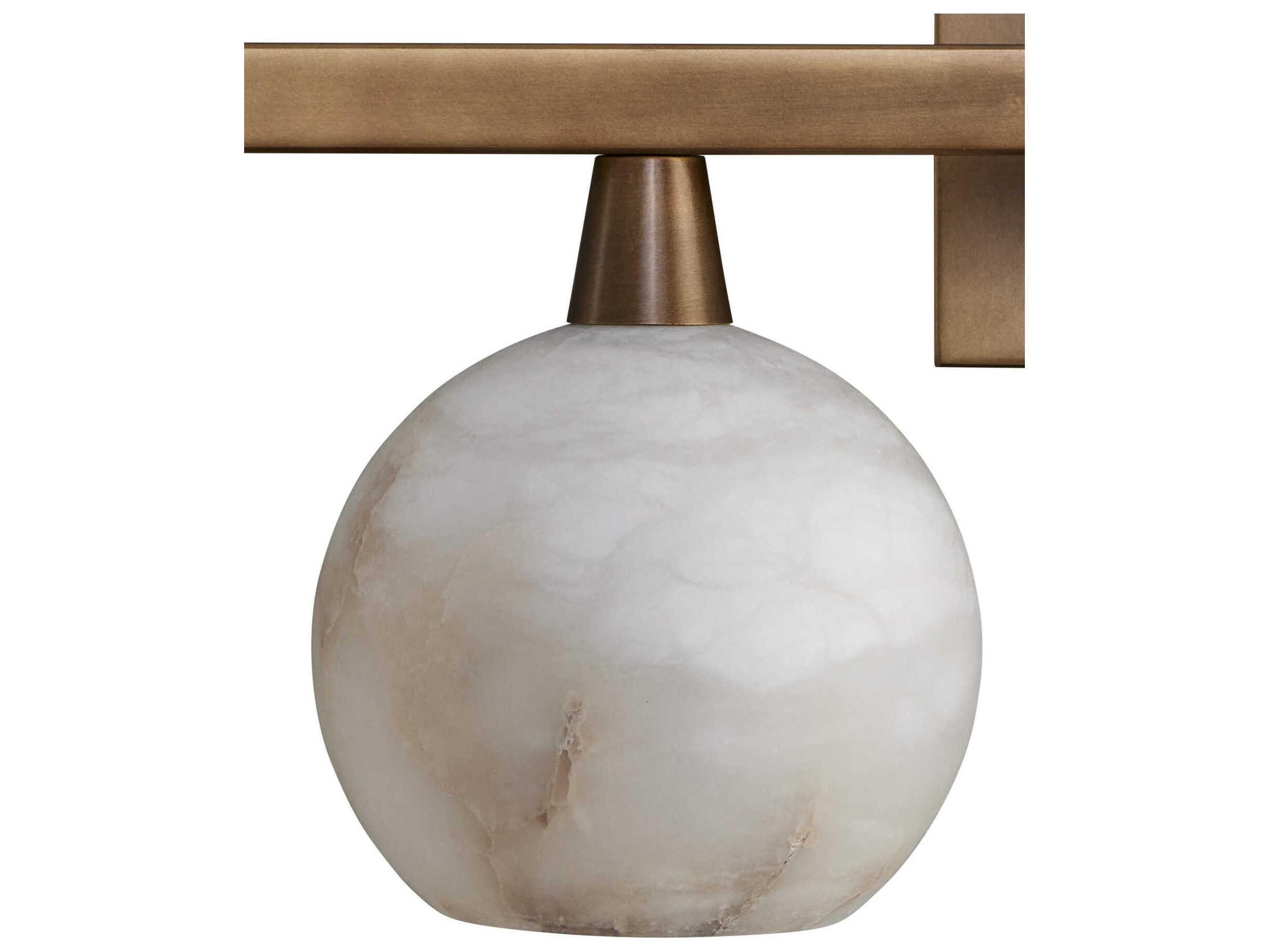 Currey & Company Bombelles 4-light Antique Brass Vanity Light