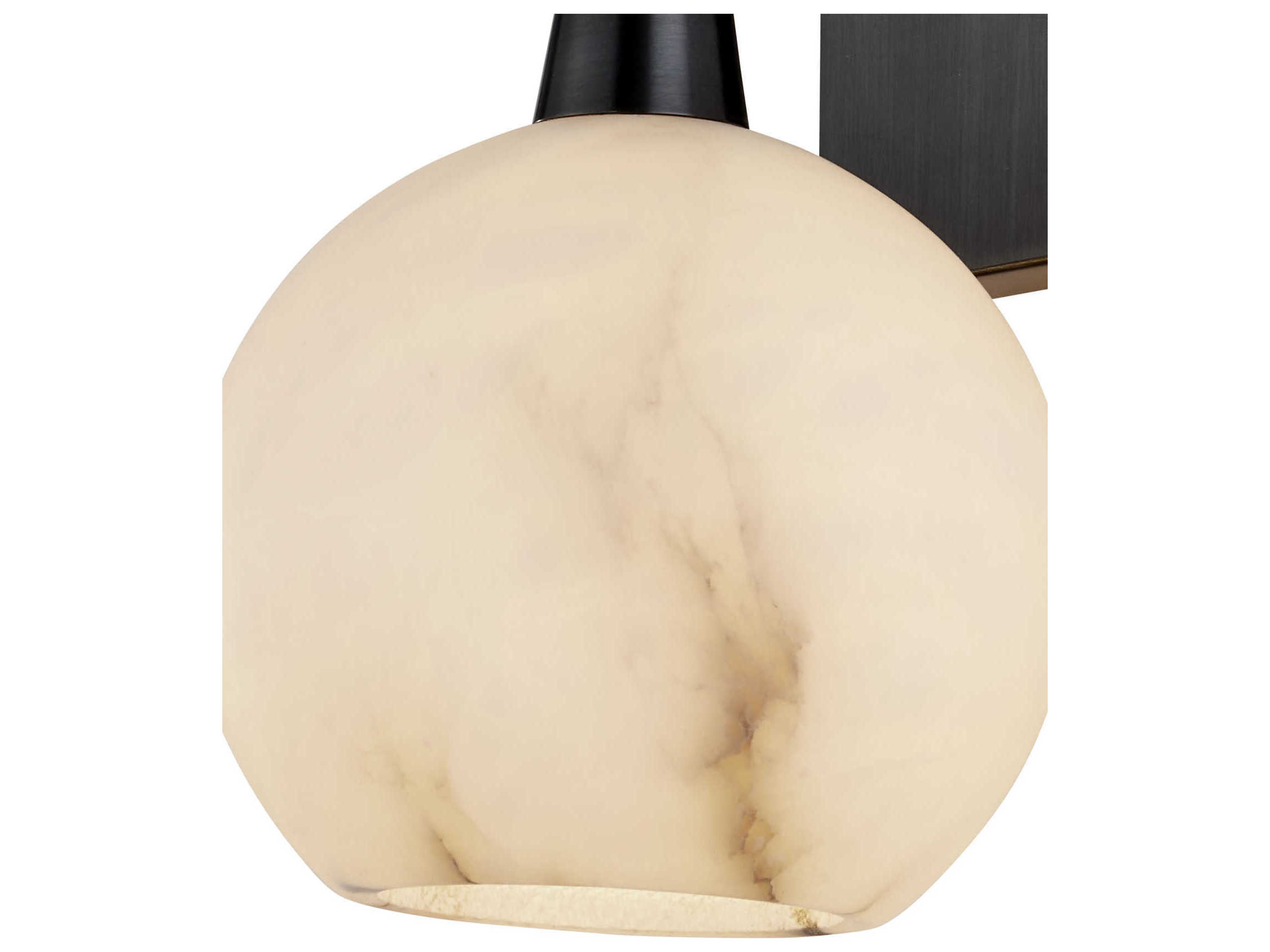 Currey & Company Bombelles 1-Light Oil Rubbed Bronze Natural Wall Sconce