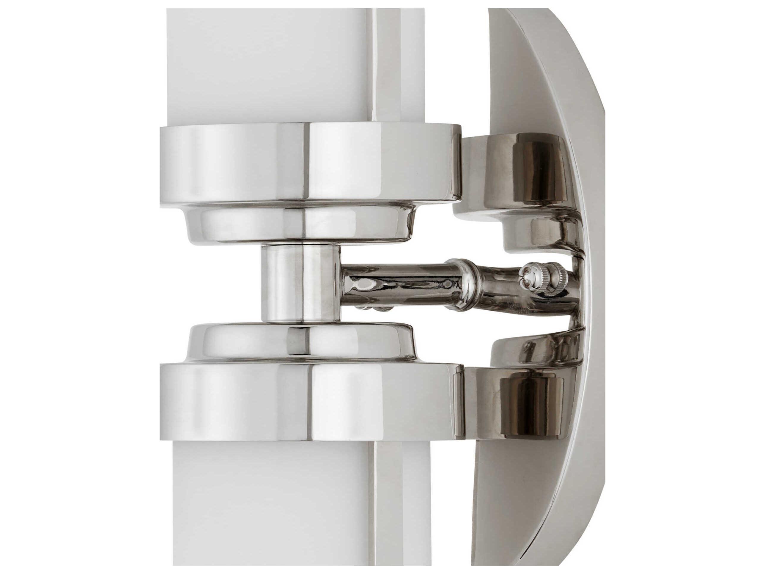 Currey & Company Bowland 2-Light Polished Nickel Wall Sconce