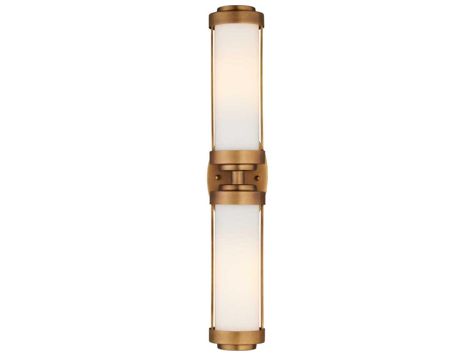 Currey & Company Bowland 2-Light Antique Brass Wall Sconce