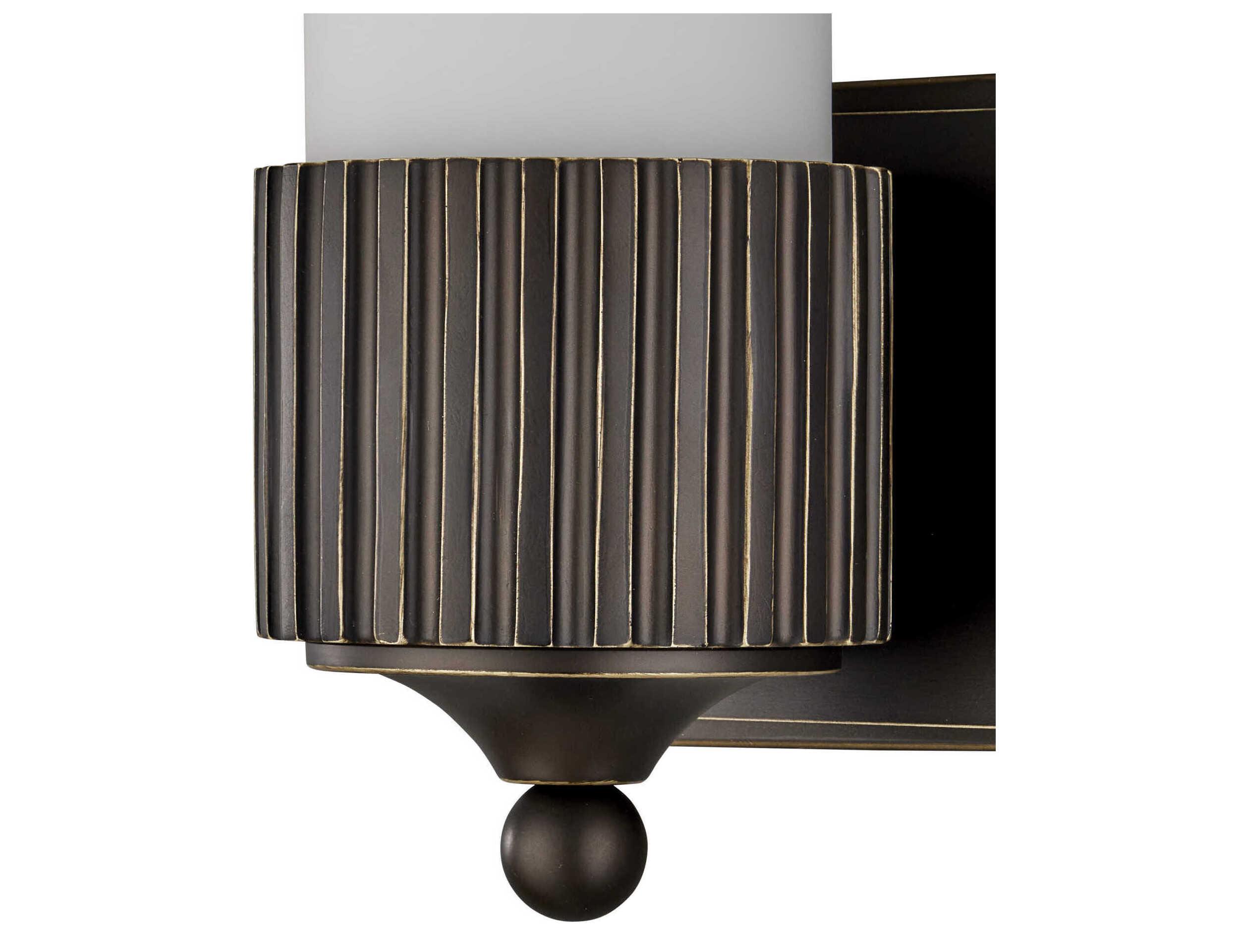 Currey & Company Bryce 1-Light Oil Rubbed Bronze Wall Sconce
