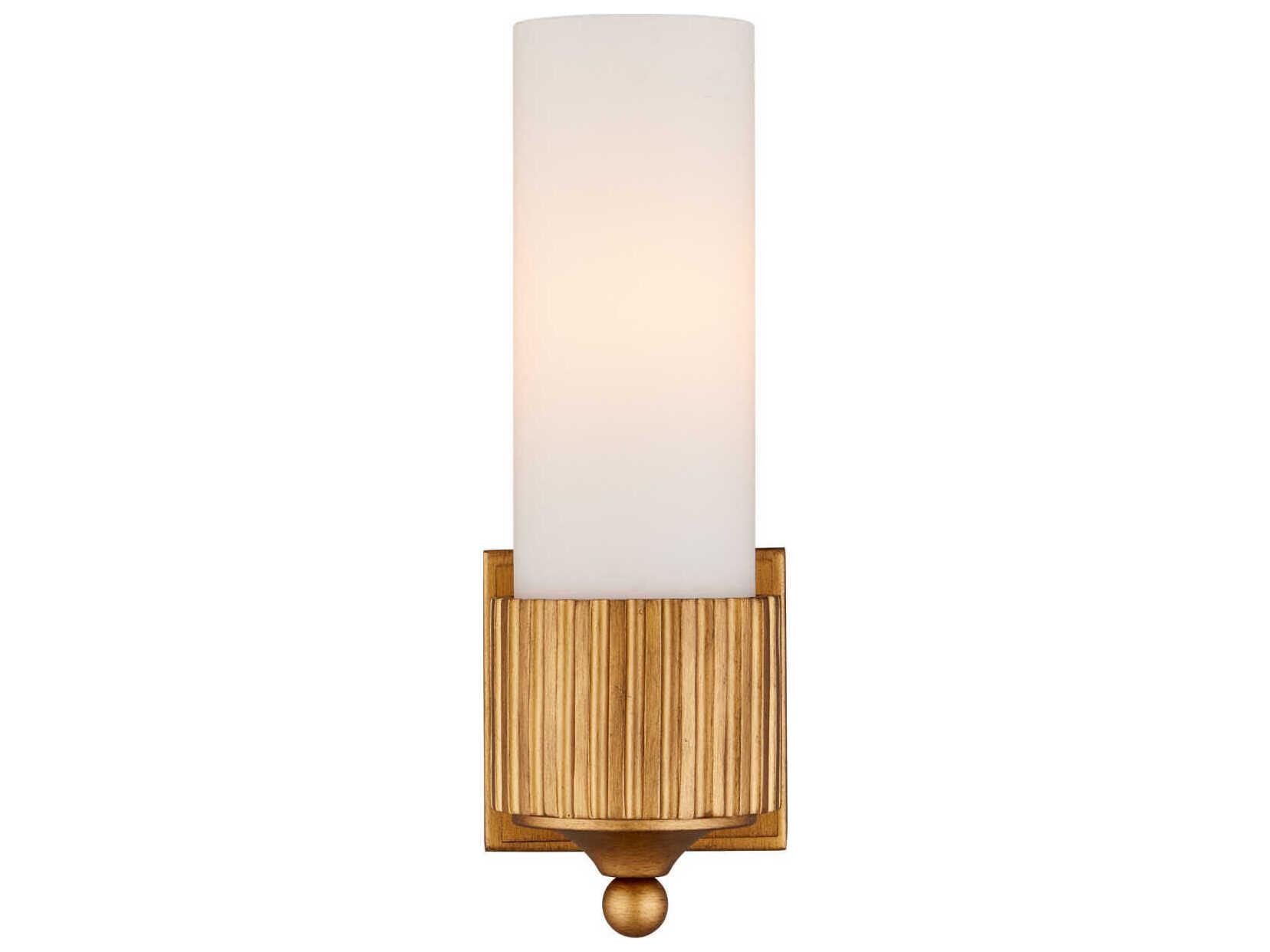 Currey & Company Bryce 1-Light Gold Wall Sconce