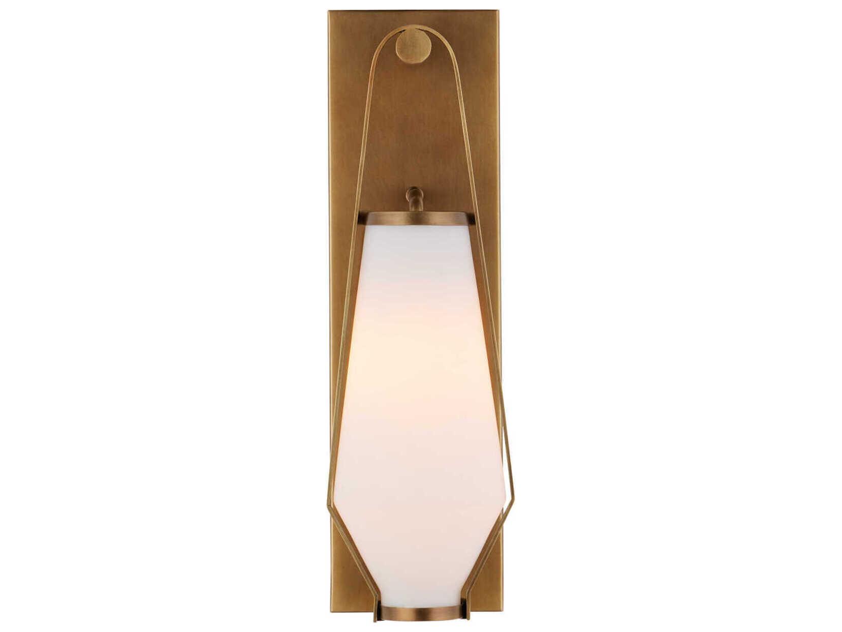 Currey & Company Brompton 1-Light Antique Brass Wall Sconce
