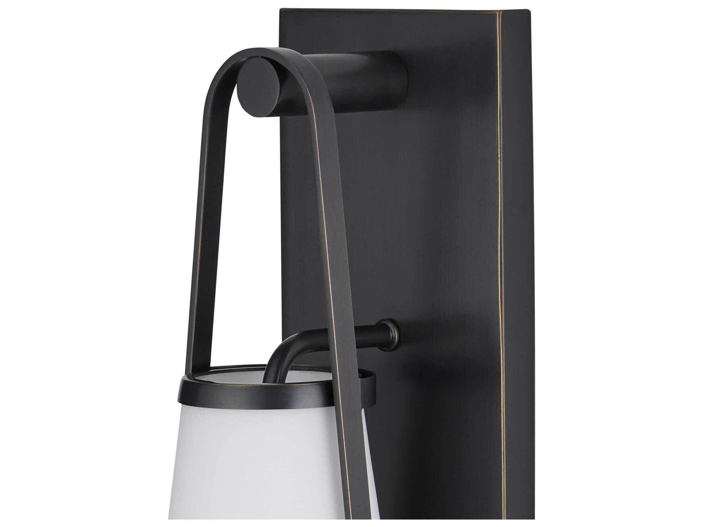 Currey & Company Brompton 1-Light Oil Rubbed Bronze Wall Sconce