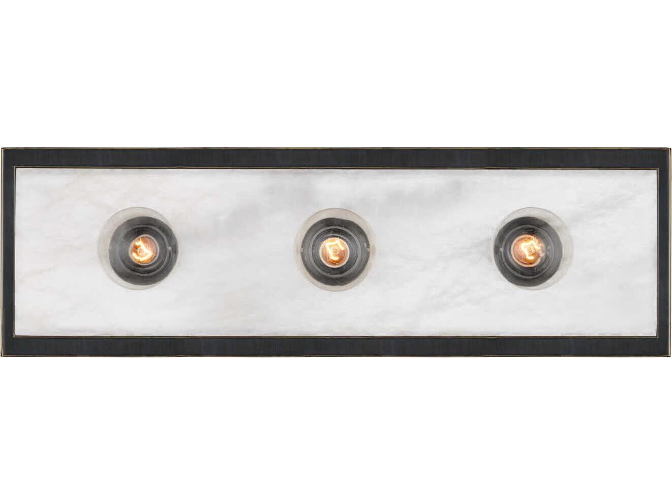 Currey & Company Berdine 3-Light Natural Oil Rubbed Bronze Vanity Light