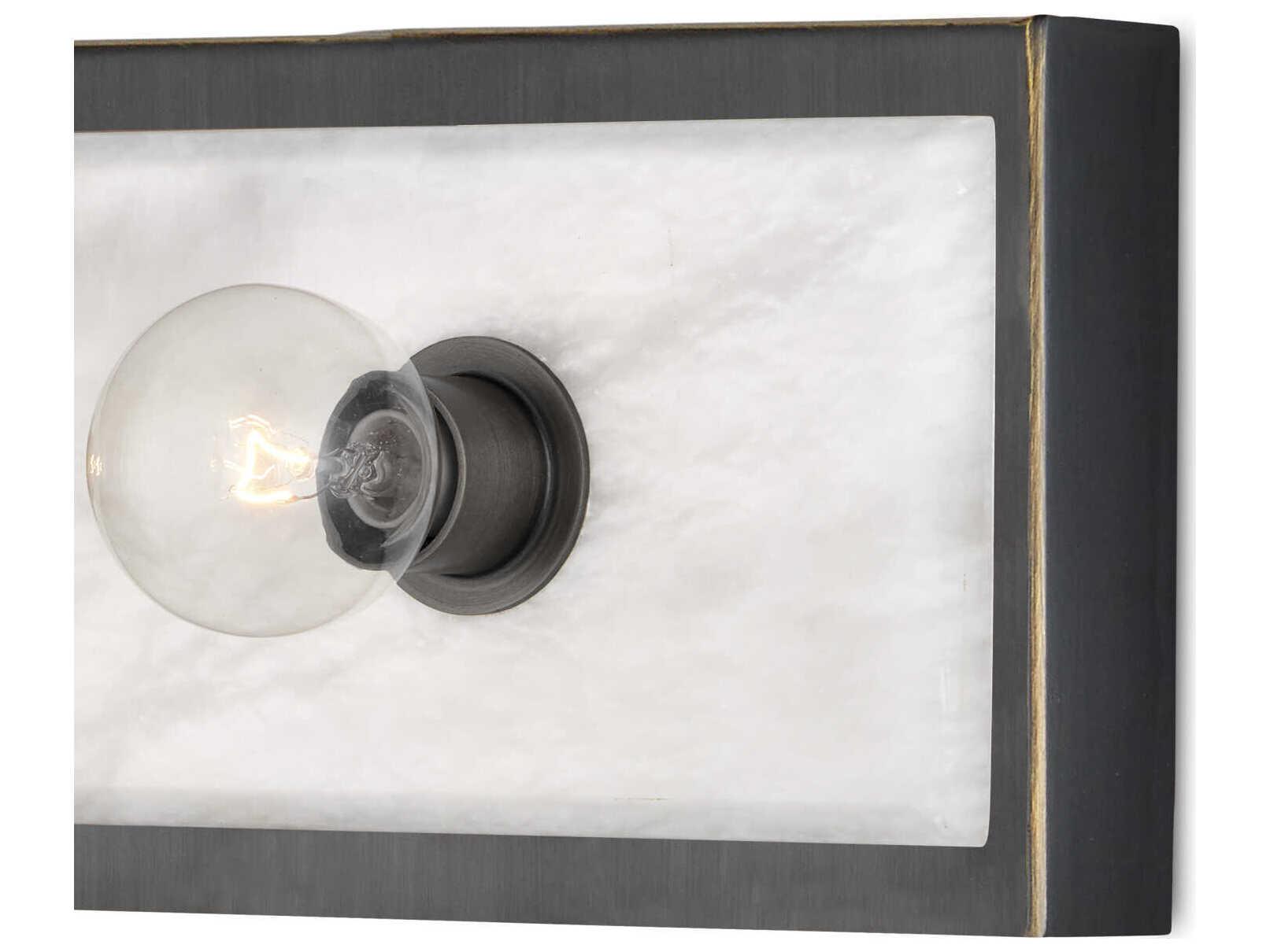 Currey & Company Berdine 3-Light Natural Oil Rubbed Bronze Vanity Light